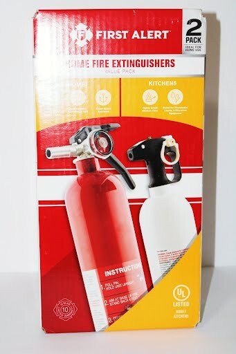 NEW 2 Pack First Alert Rechargeable Home & Kitchen Fire Extinguisher