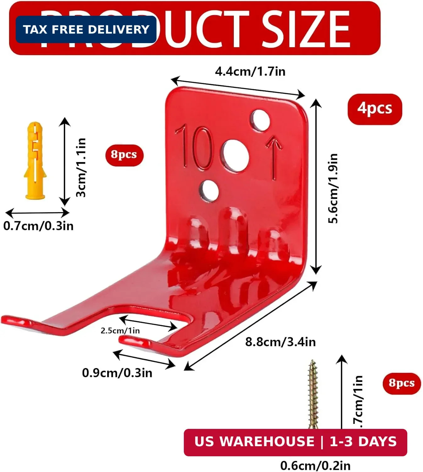 Fire Extinguisher Mounts & Brackets,4 Pack Fire Extinguisher Brackets and Holder