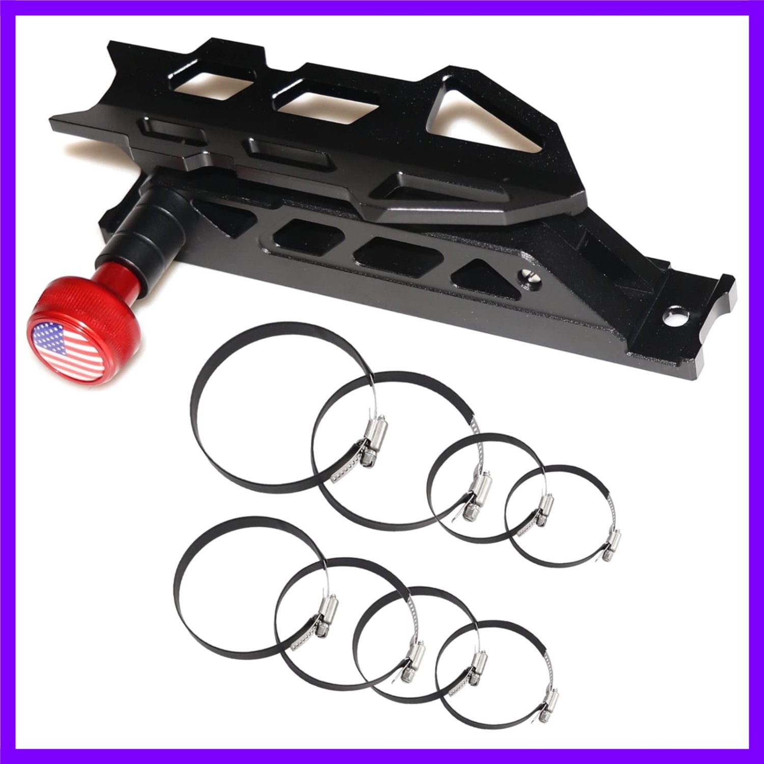 Adjustable Roll Bar Fire Extinguisher Mount Holder for Jeep Wrangler TJ JK JK…