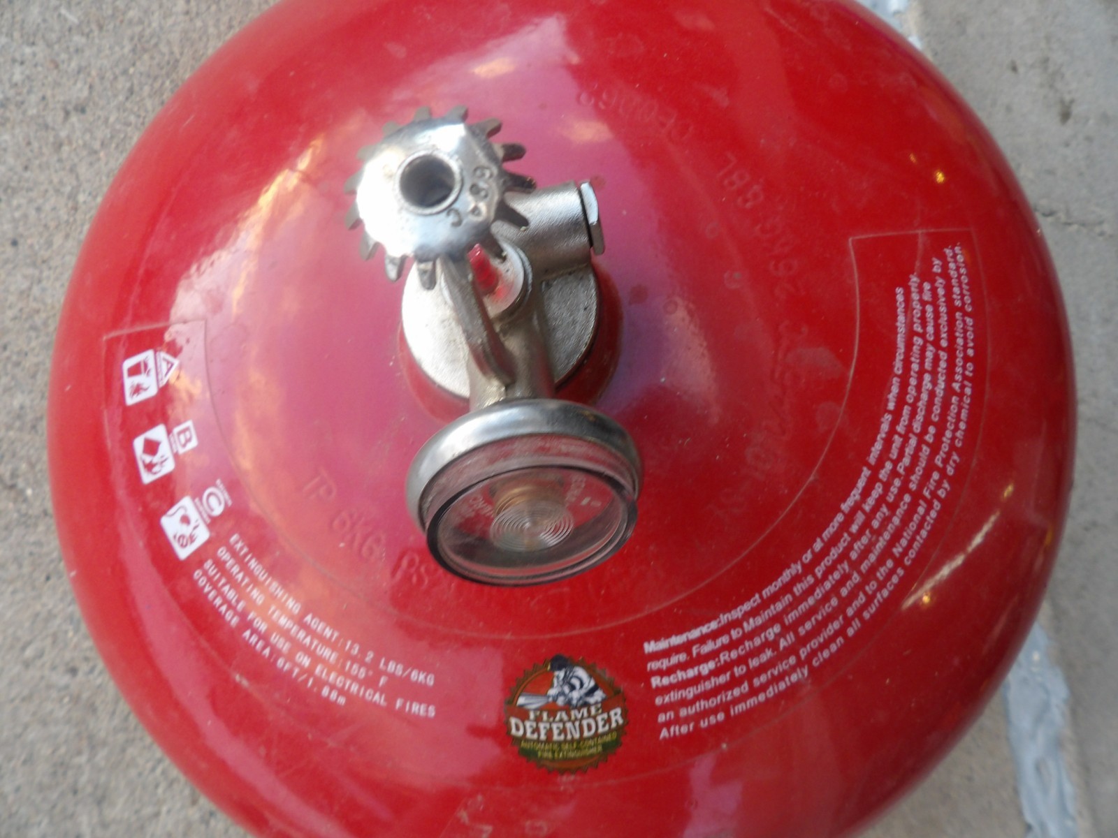 fire defender 26 lbs dry chemical controls all fires