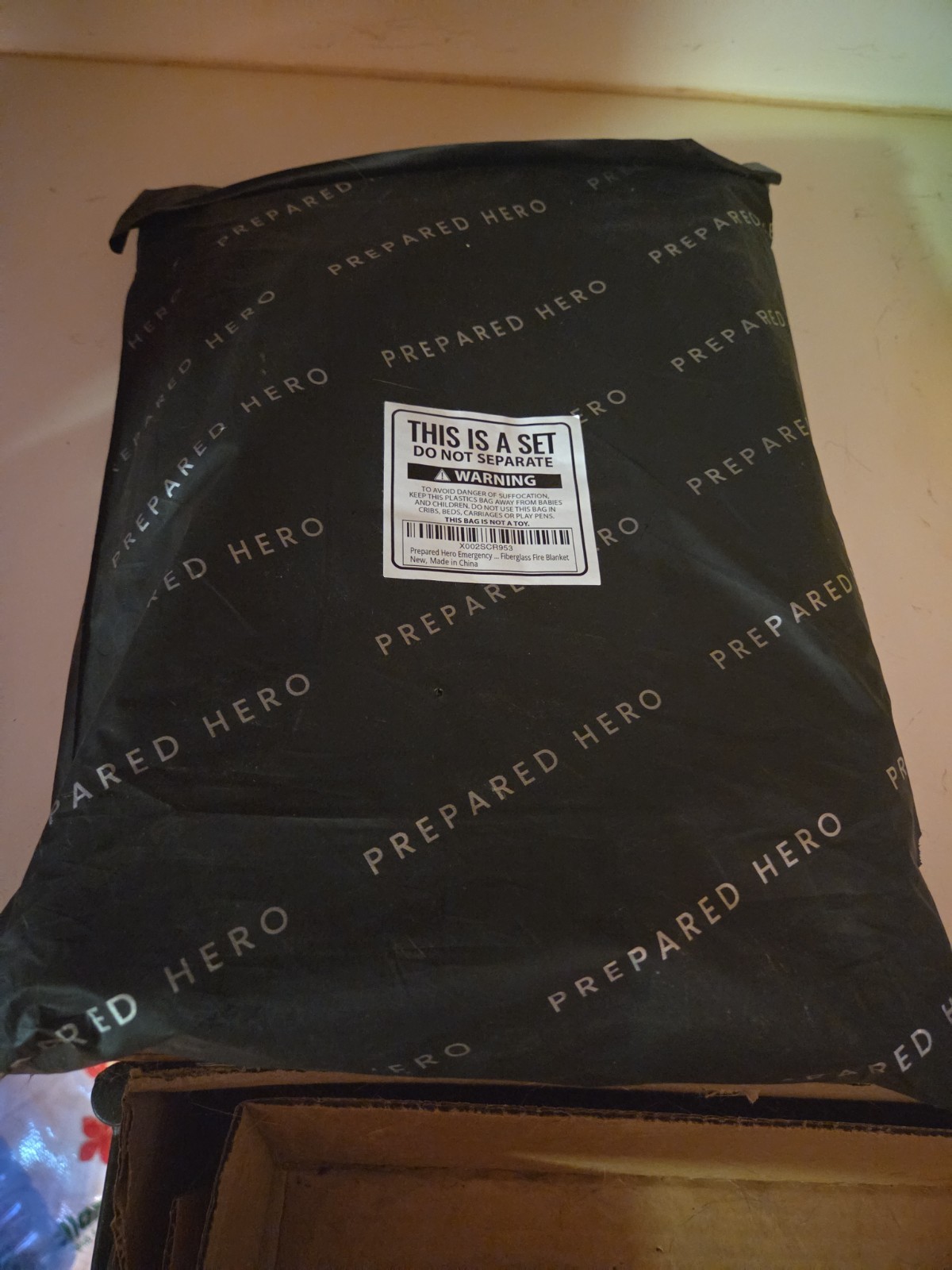 Prepared Hero Fiberglass Fire Blanket for Home Emergency