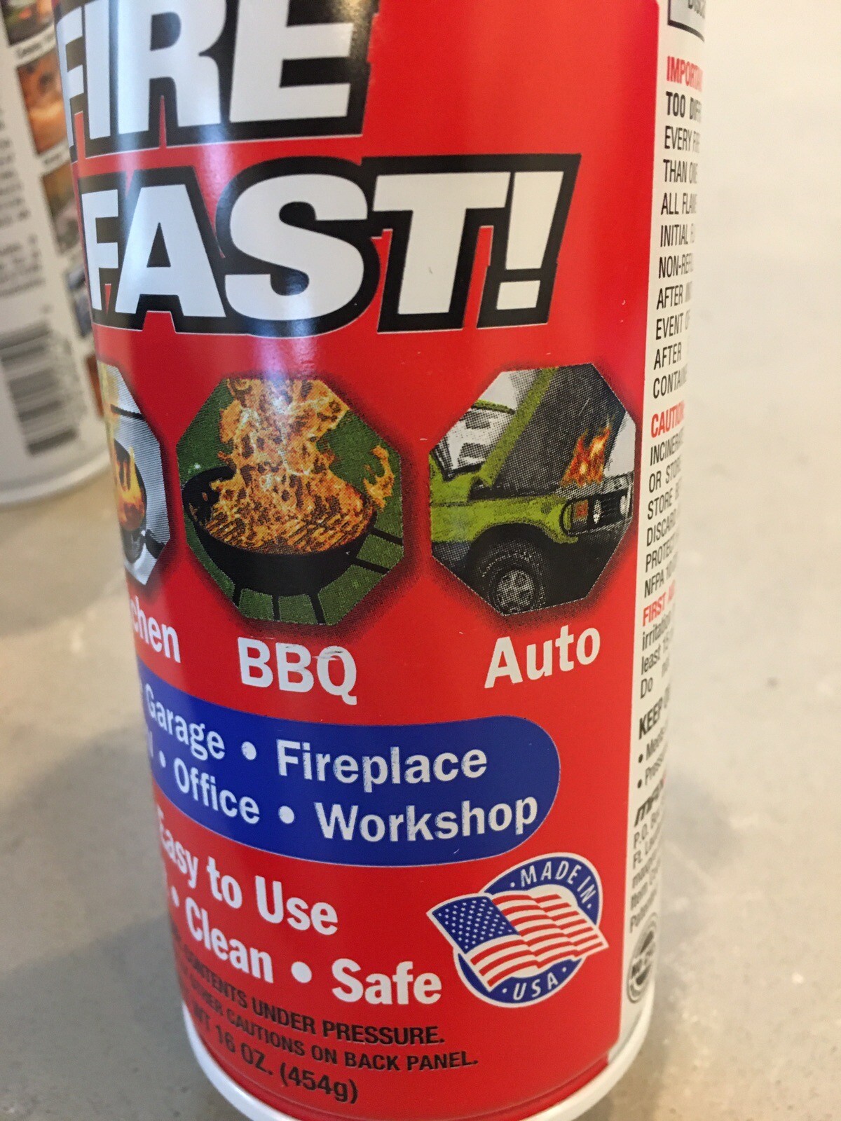 3-Pack Max Pro Fire Gone Suppressant/Extinguisher 16 oz. ea EXPIRES: 07/26/2025