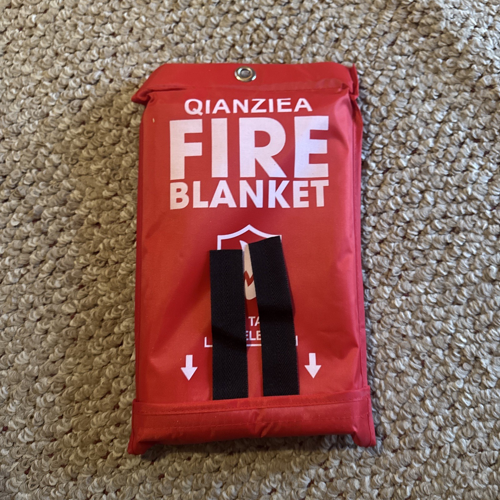 FIRE BLANKET Fiberglass Hero Emergency Home Retardant Prepared 40”by 40” New