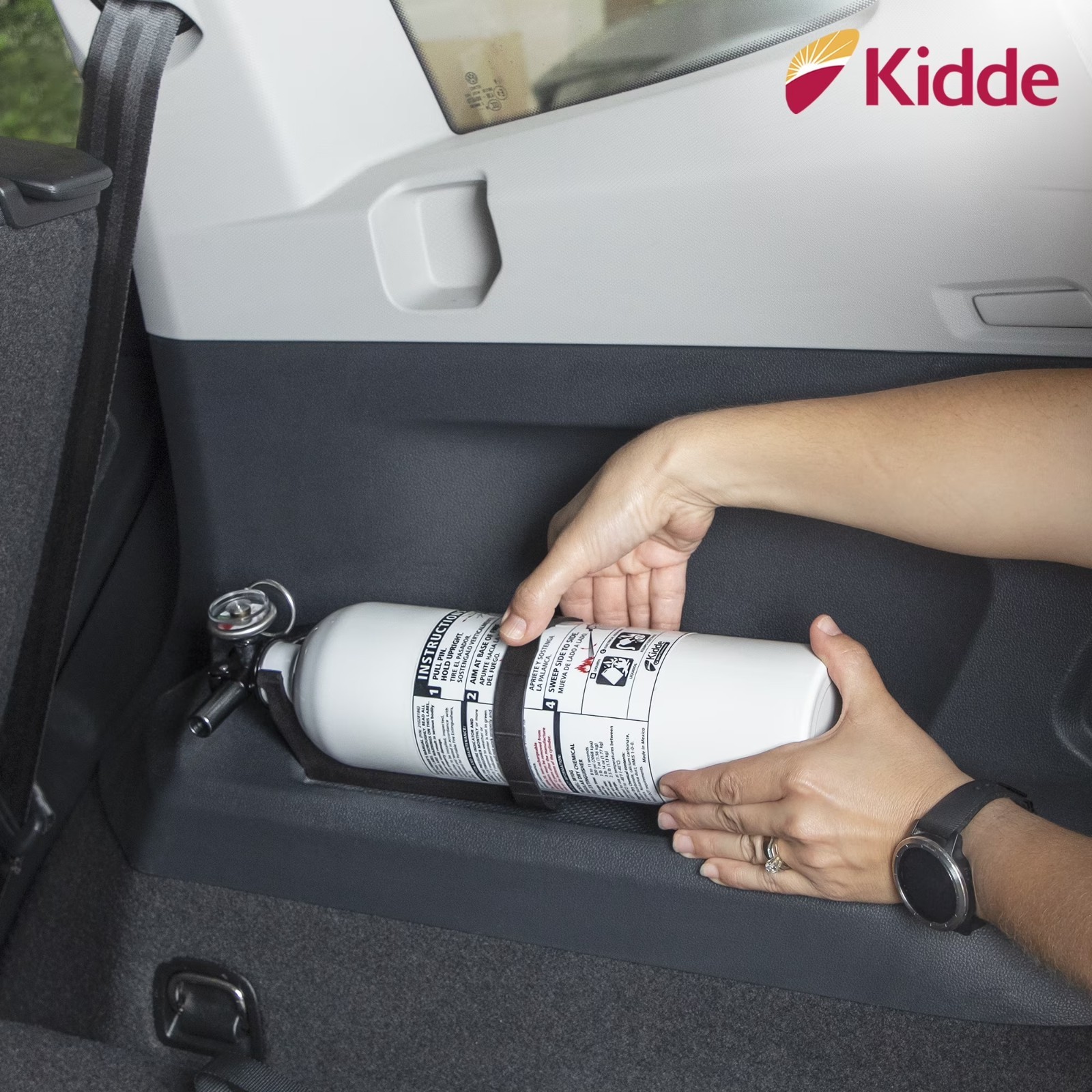 (2 pack) Kidde Auto/Marine UL Listed Fire Extinguisher, 10-B:C Rated