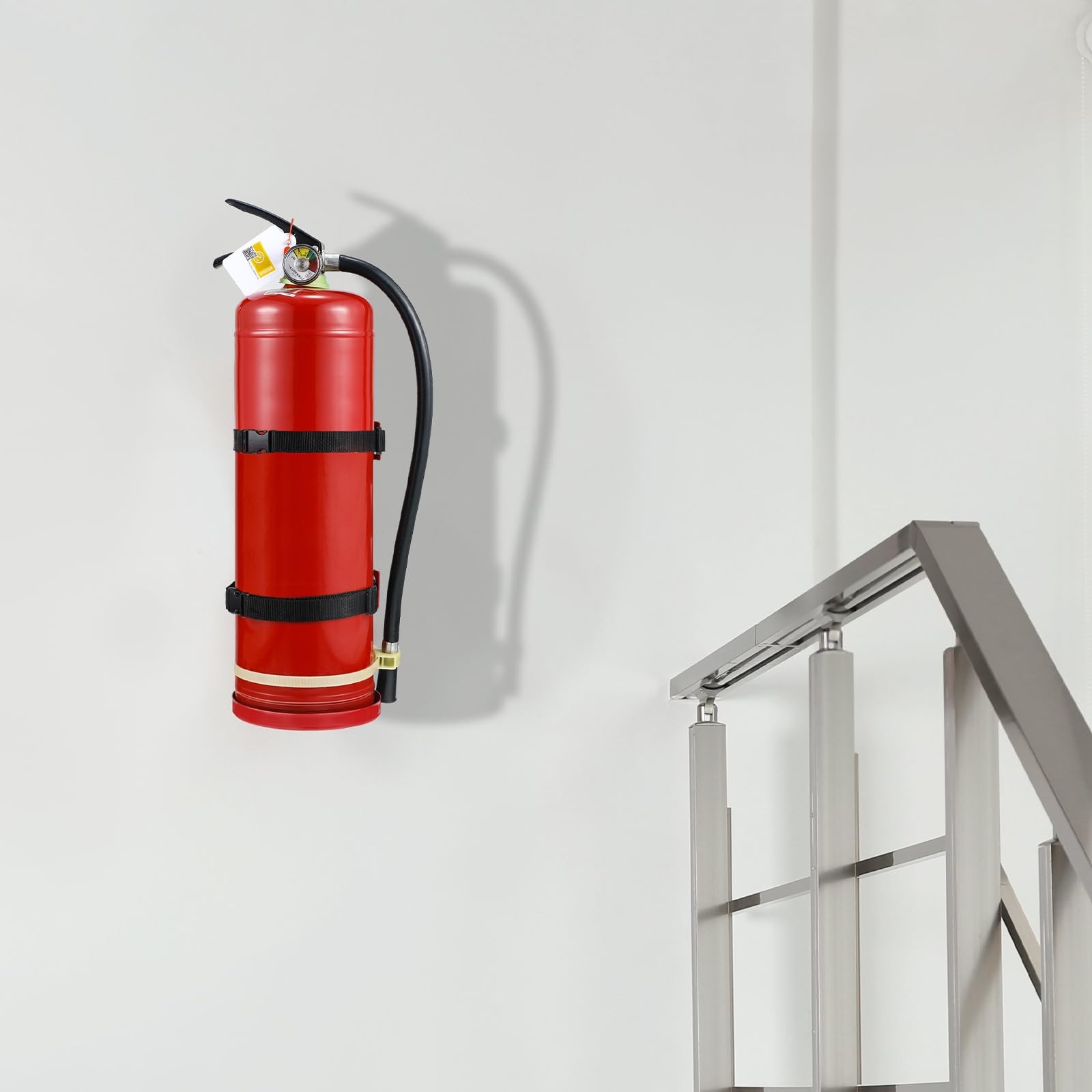 Fire Extinguisher Mount Bracket, Heavy Duty Wall Hanging Holder Metal Fire Ex…