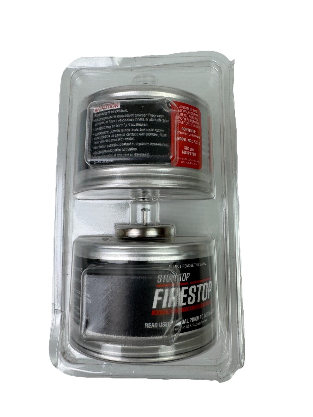 StoveTop FireStop 675-3D RangeHood Fire Suppressor 2 Pack New Exp Sep 2031