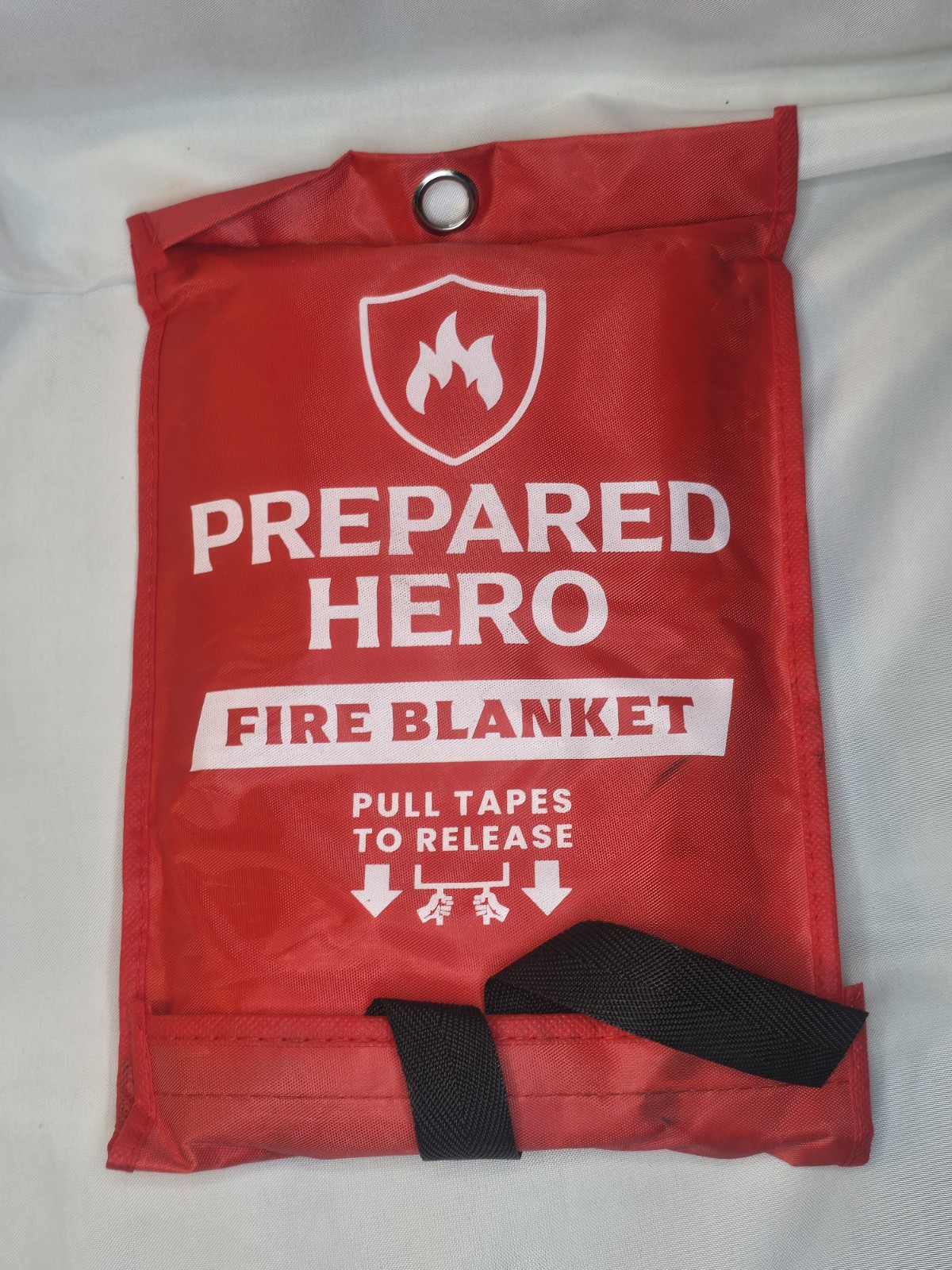 Prepared Hero Fire Blanket 39″×39″ Fiberglass Home Emergency Safety Blanket New