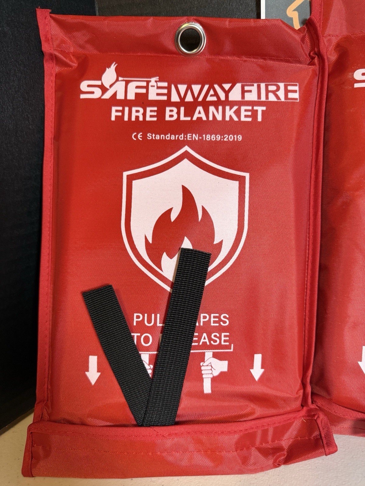 Emergency Fire Blanket for Kitchen/Home Car, 3 Pack 39.37” x 39.37”Fire Safety