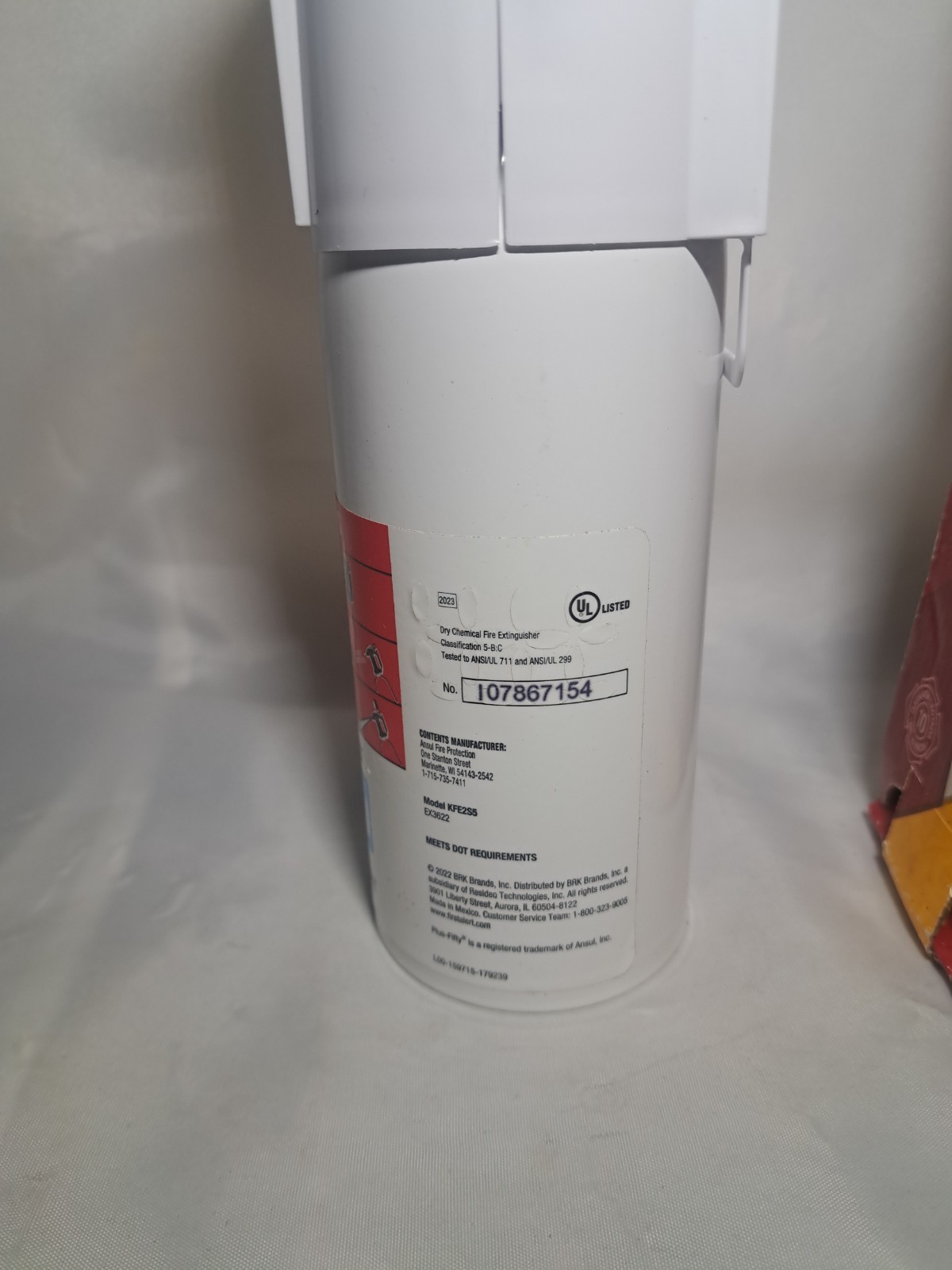 First Alert Kitchen5 Fire Extinguisher, 5B:C, Dry Chemical, 2 Lb