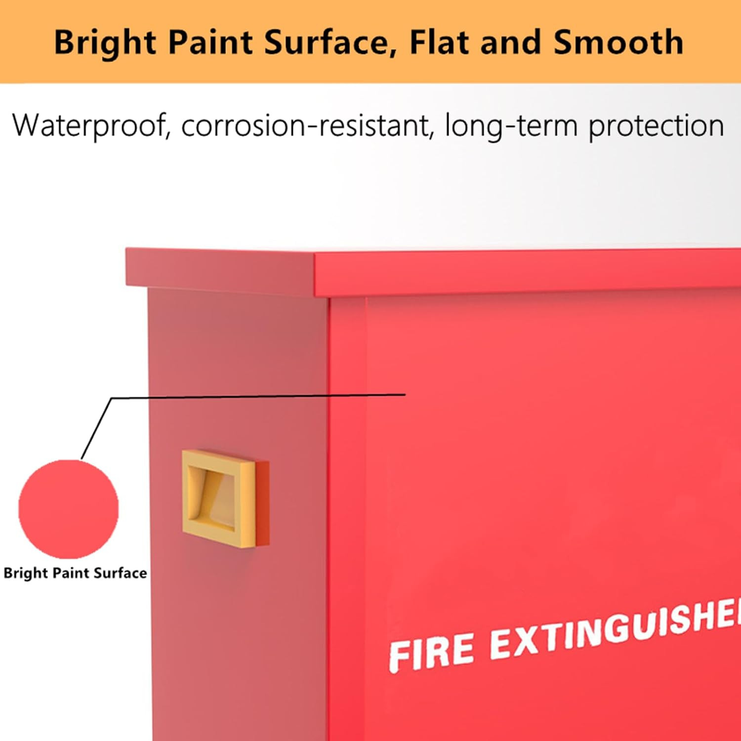 Fire Extinguisher Cabinet for 5-10 Pounds Extinguisher 21.3” X 12.6” X 6.7” A