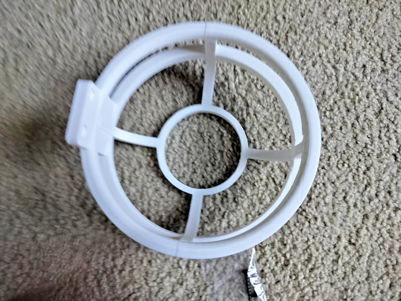 Fire Ball Extinguisher Wall Mount Bracket w/ Screws *WHITE*