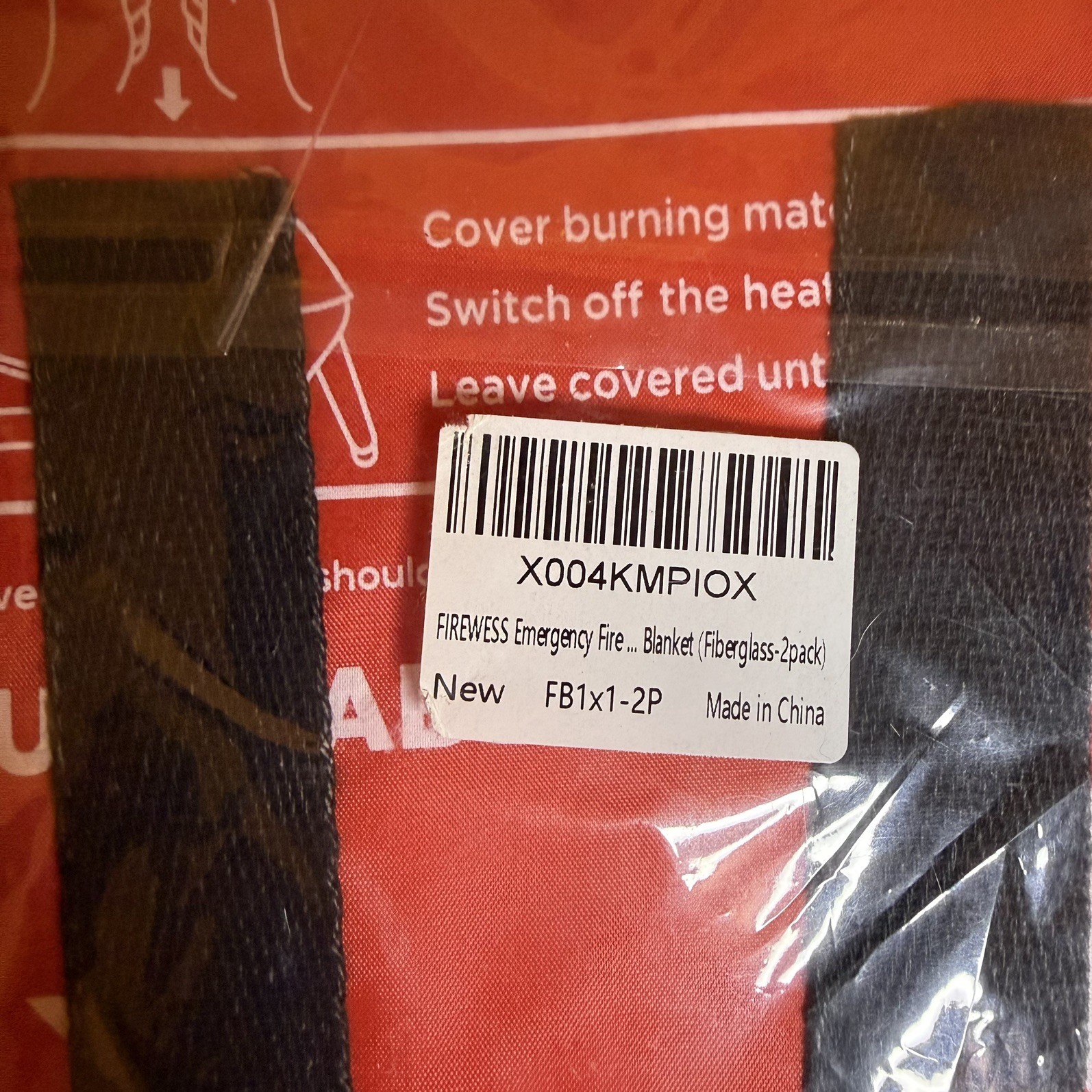 FireWess Fire Blanket Emergency Suppression Blanket