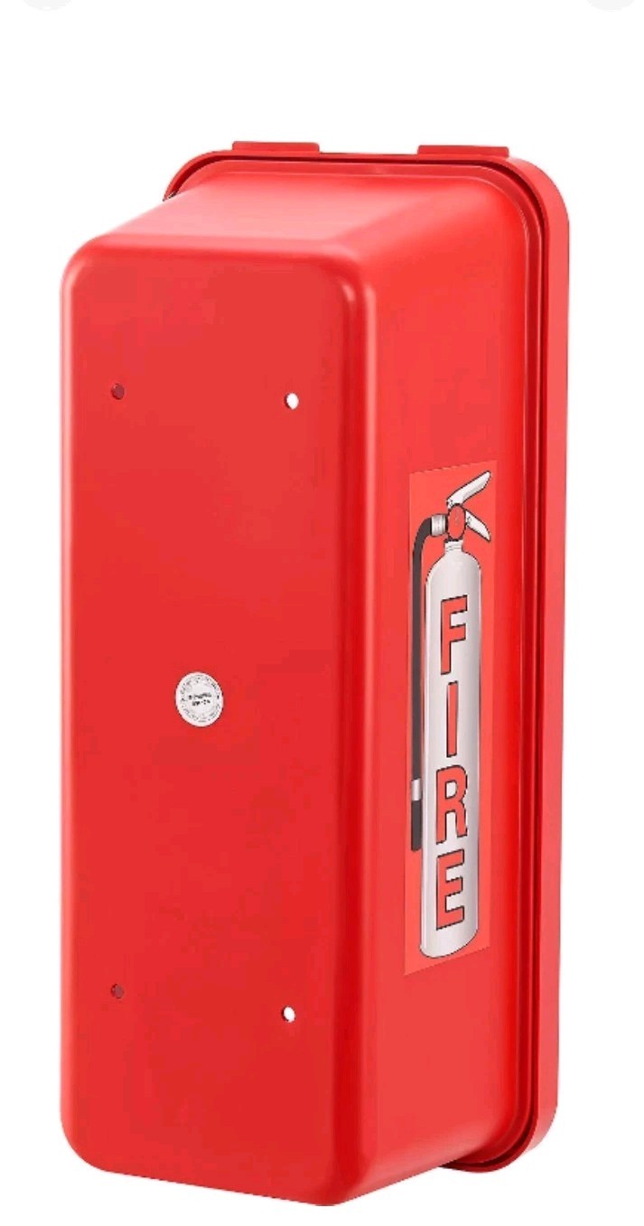 🎯 (6 PACK) 5 LB RED FIRE EXTINGUISHER CABINET INDOOR/OUTDOOR “FREE SHIPPING”