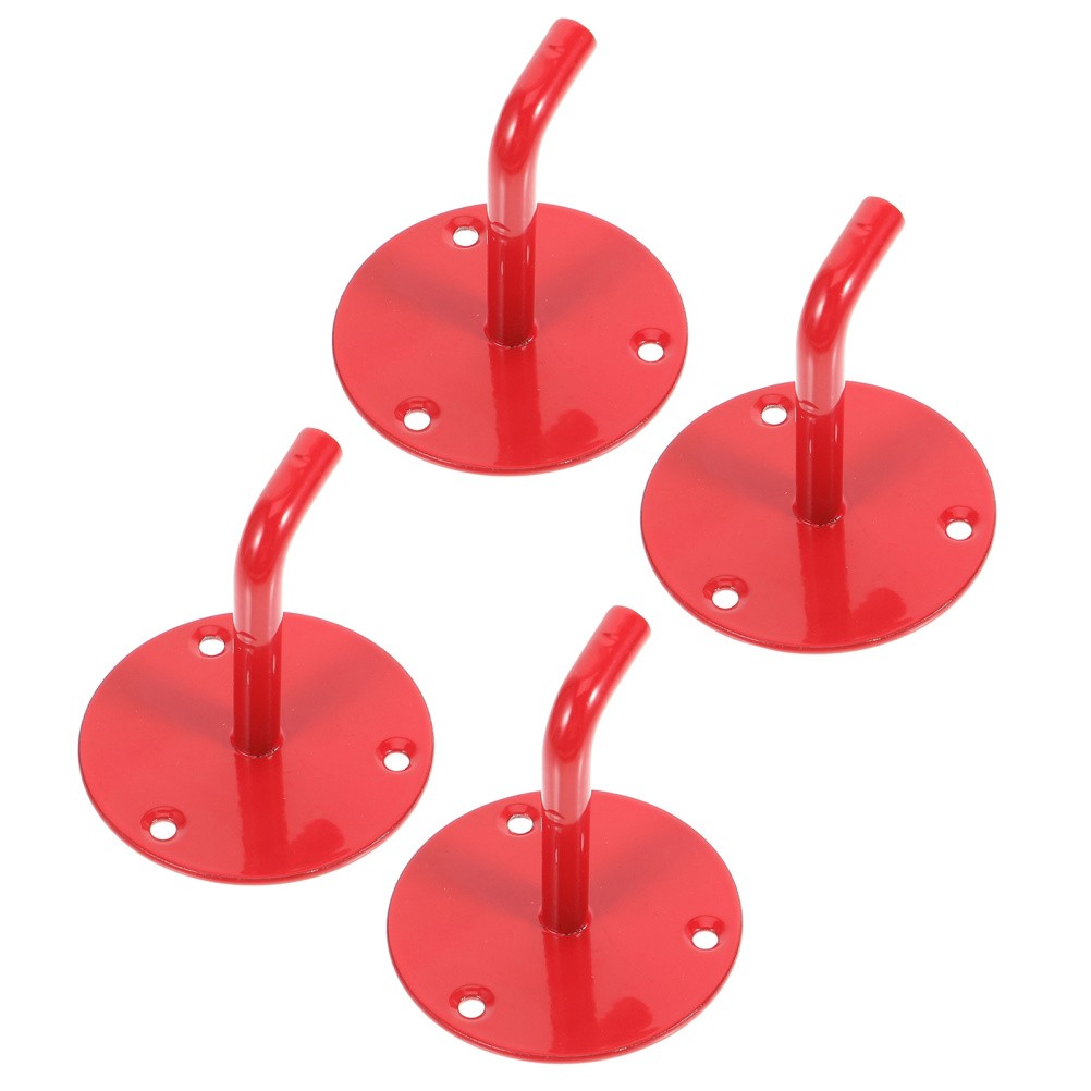 4 Pcs Fire Extinguisher Hooks Wall Hanger Element Mount Extinguishers Fixed