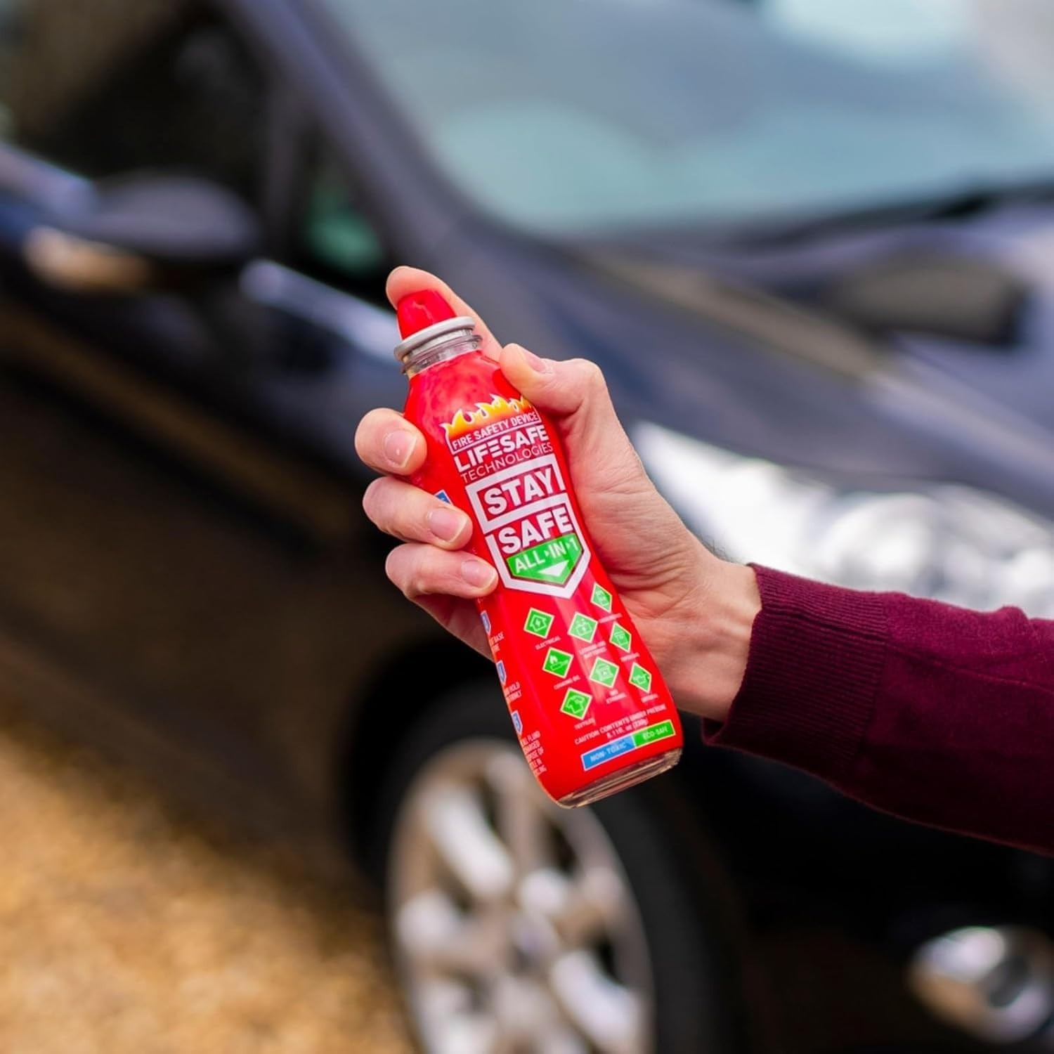All-in-1 Portable Fire Extinguisher Spray for Electrical, Kitchen, Home, Garage