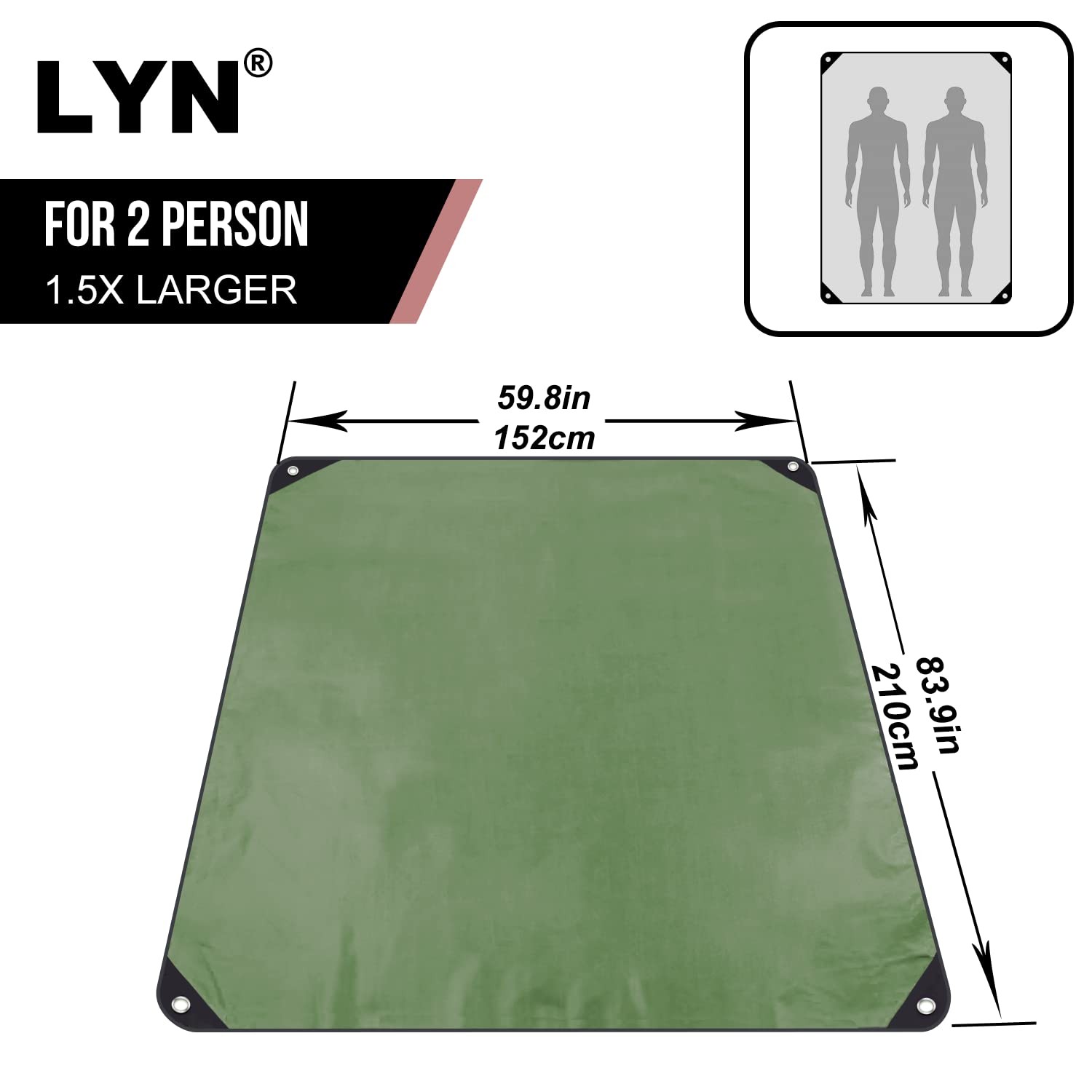 Almighty Equip:LYN All-Weather Heavy Duty Solar Emergency Survival Blanket-1….