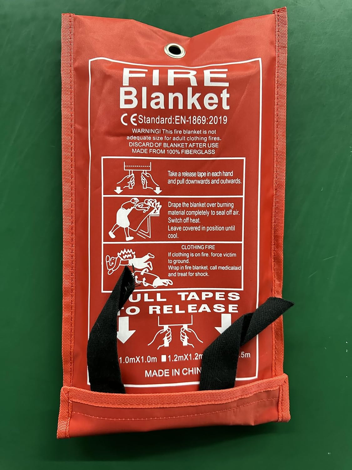Emergency Fire Blanket for Home, 40X40 Inch Fiberglass Fire Blankets Emergency f