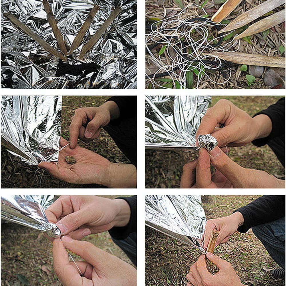 Emergency Mylar Thermal Blankets, Designed for Outdoors, Survival Reflective …