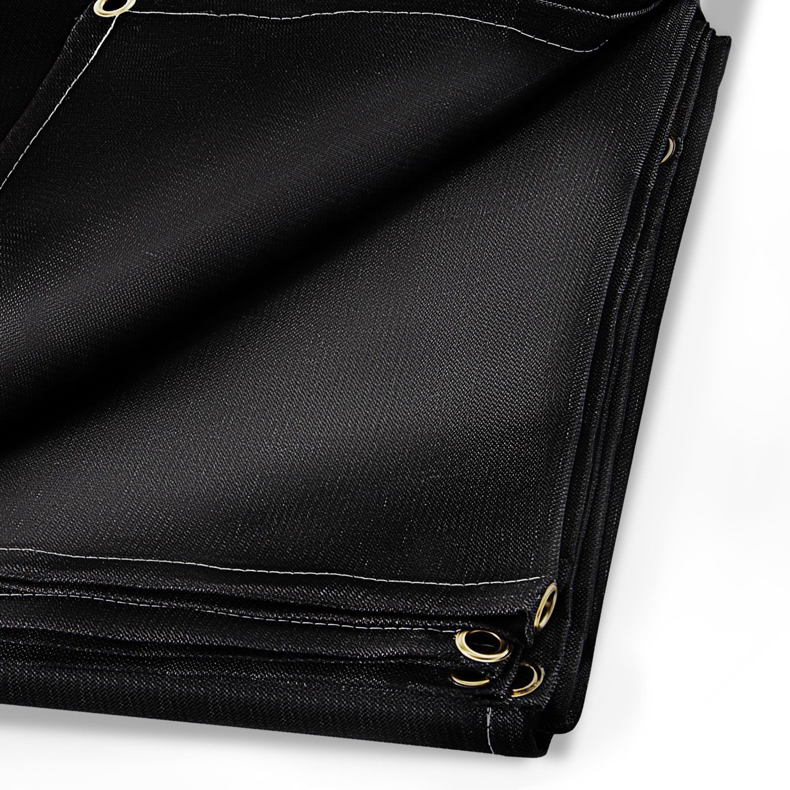 8’x10′ Fiberglass Fire Blanket, 550°C Rated, Flame Retardant with Brass Grommets