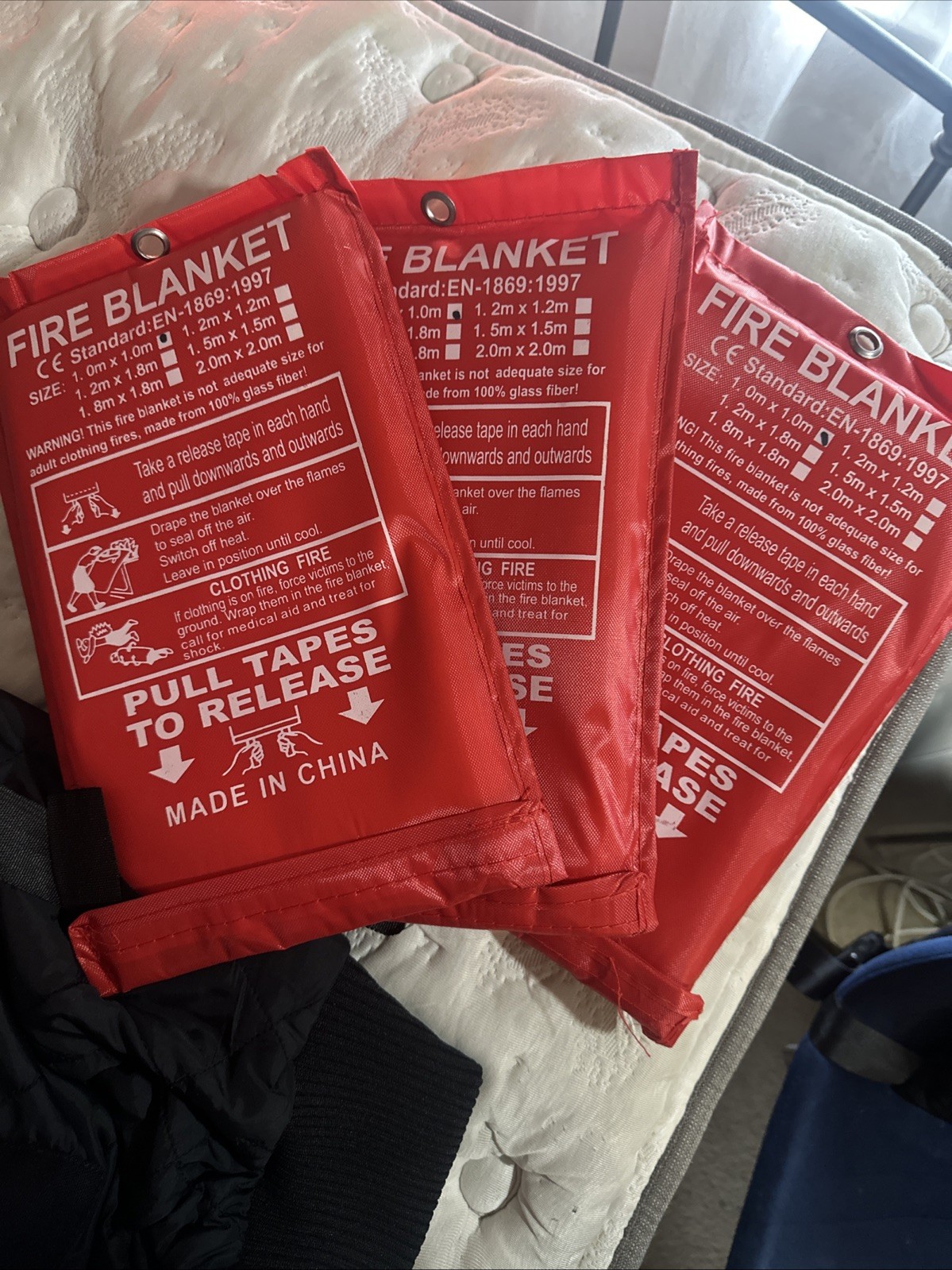 C Crystal Lemon Fire Blanket Kitchen Emergency Suppression Blanket (CL-Fire-01)
