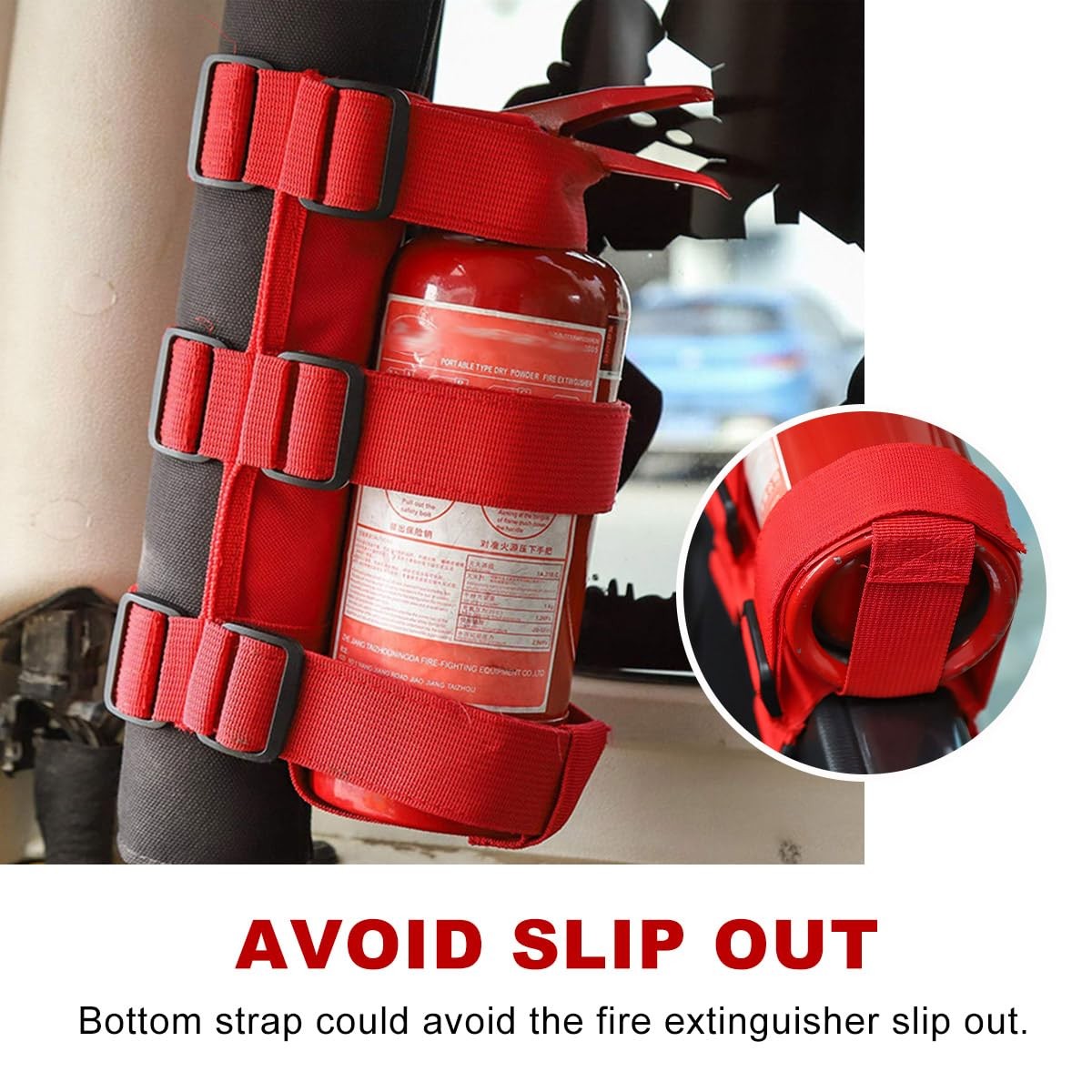 Roll Bar Fire Extinguisher Mount