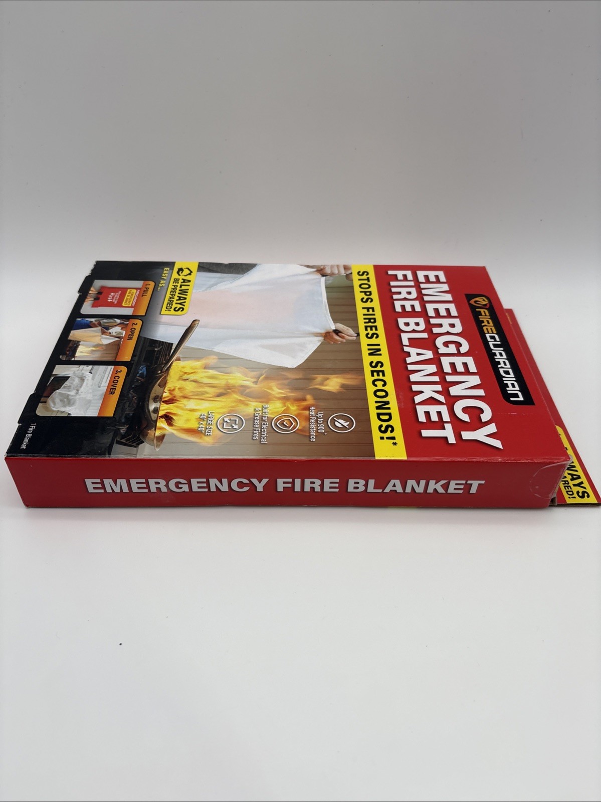 Fire Guardian Emergecy Fire Blanket 40“ X 40“ New in Box