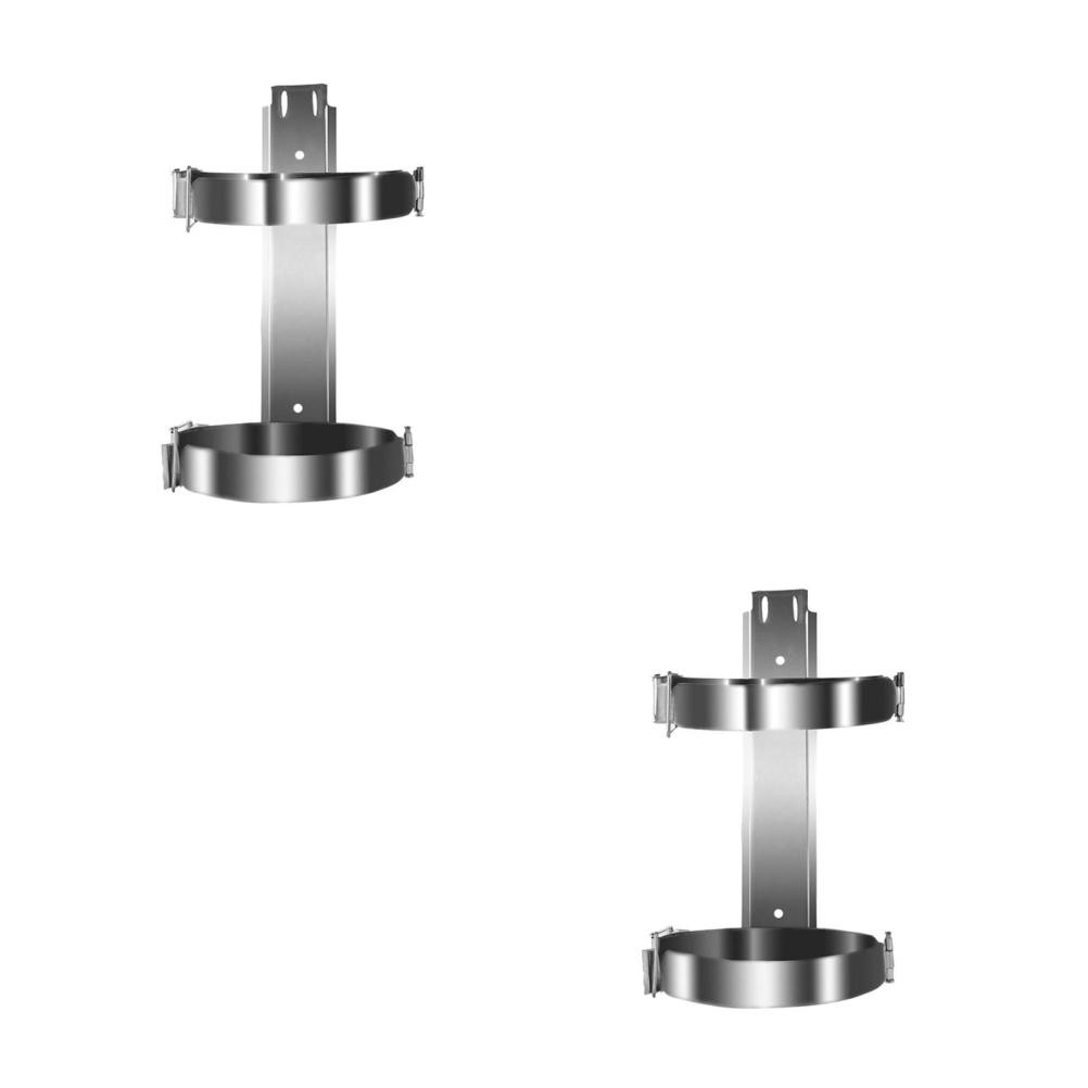 2 PCS Fire Extinguisher Holder Wall Mount Hanger Brackets Holders