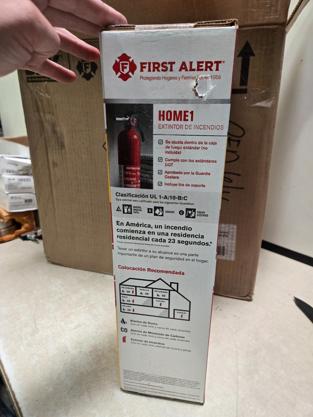 8 total! NOB First Alert Home1 Fire Extinguishers Commercial Quality. Refillable