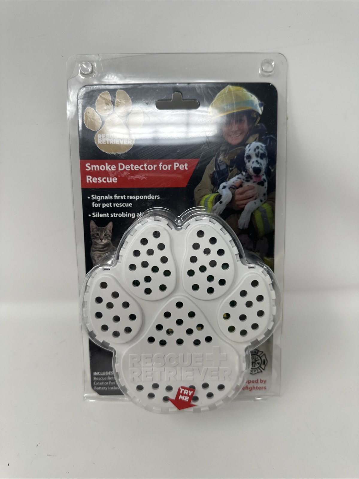 Rescue Retriever Smoke Detector Pet Alert Emergency Safety Device New