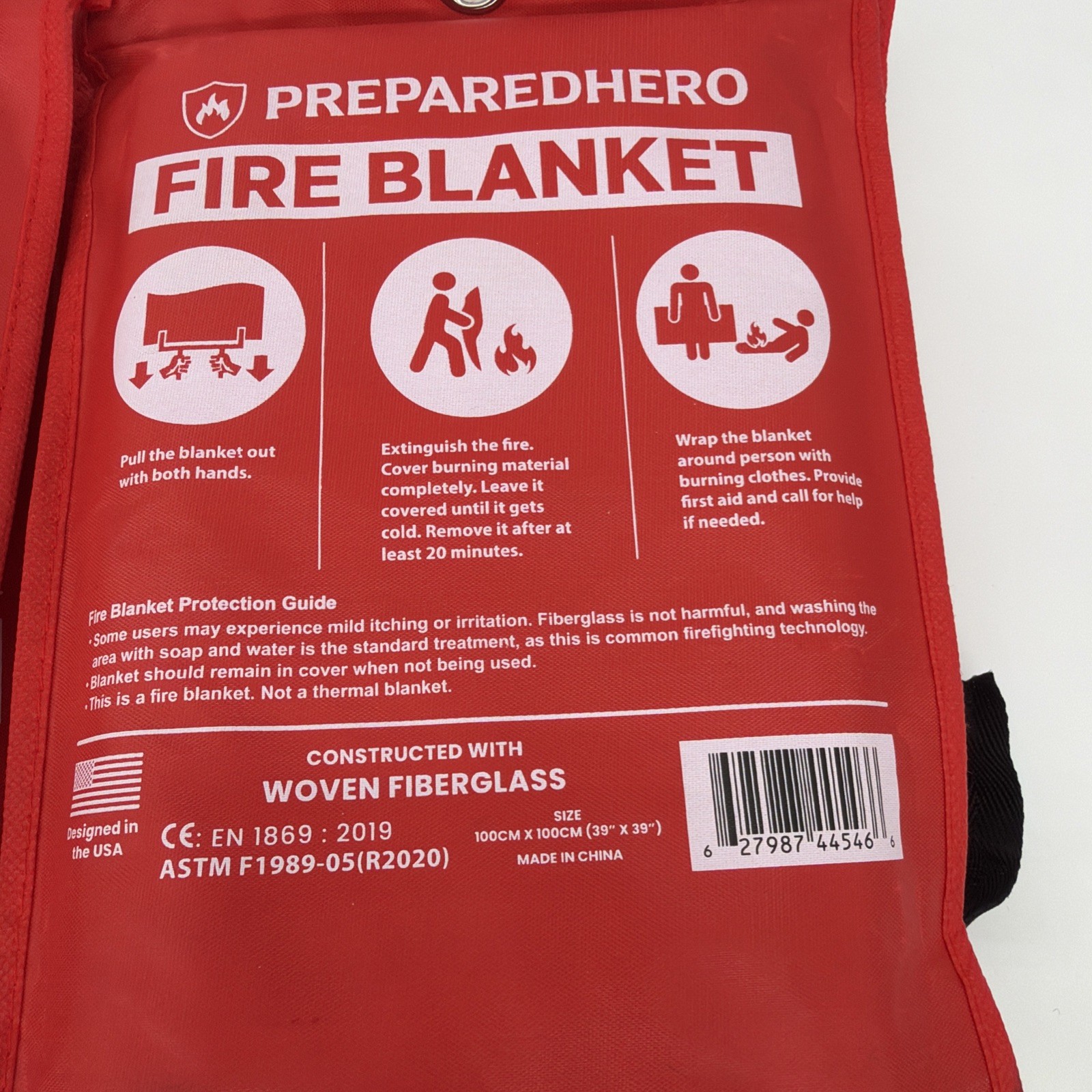 8 Pack FIRE BLANKET, Fire Extinguishing Blanket 39×39