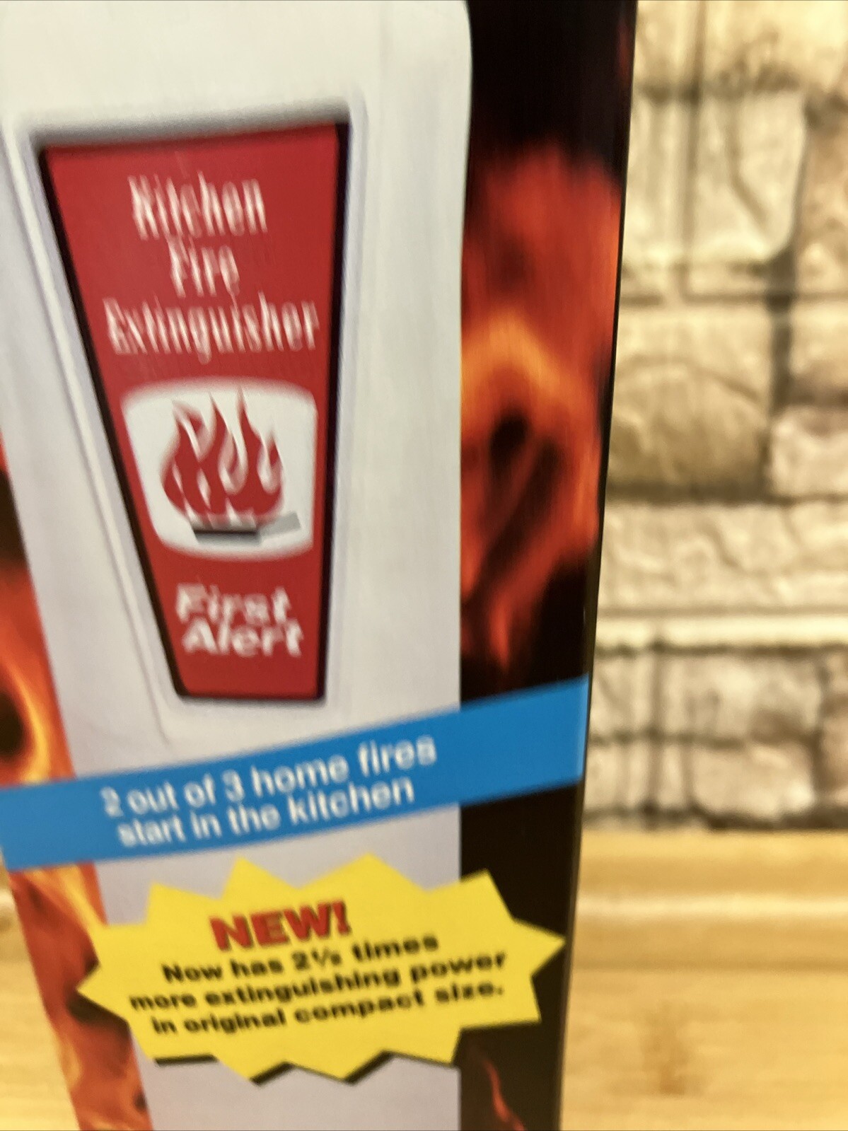 First Alert Kitchen Fire Extinguisher Liquids Grease Electrical KFE2S5 Vintage