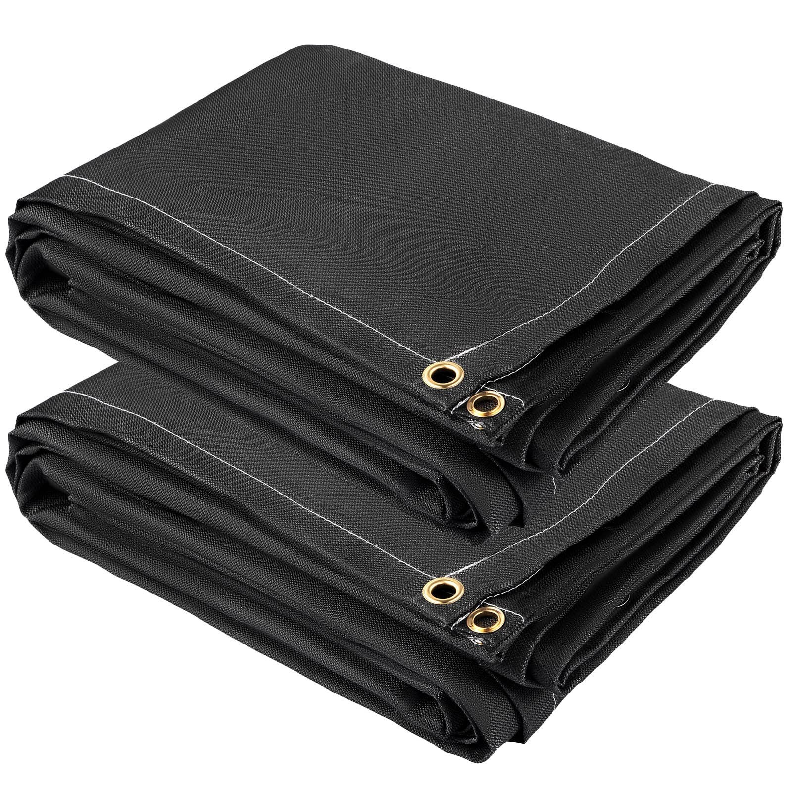 Fire Blankets 2 Pack – 6′ x 10′ Flame Retardant Welding & Emergency Blankets, 10