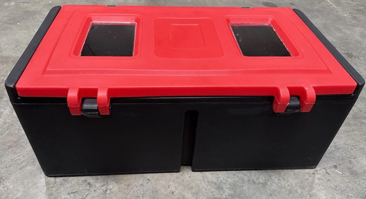 Jonesco JBDE73 Fire Extinguisher Cabinet, For 30 lb Tank, Surface Mount, Plastic