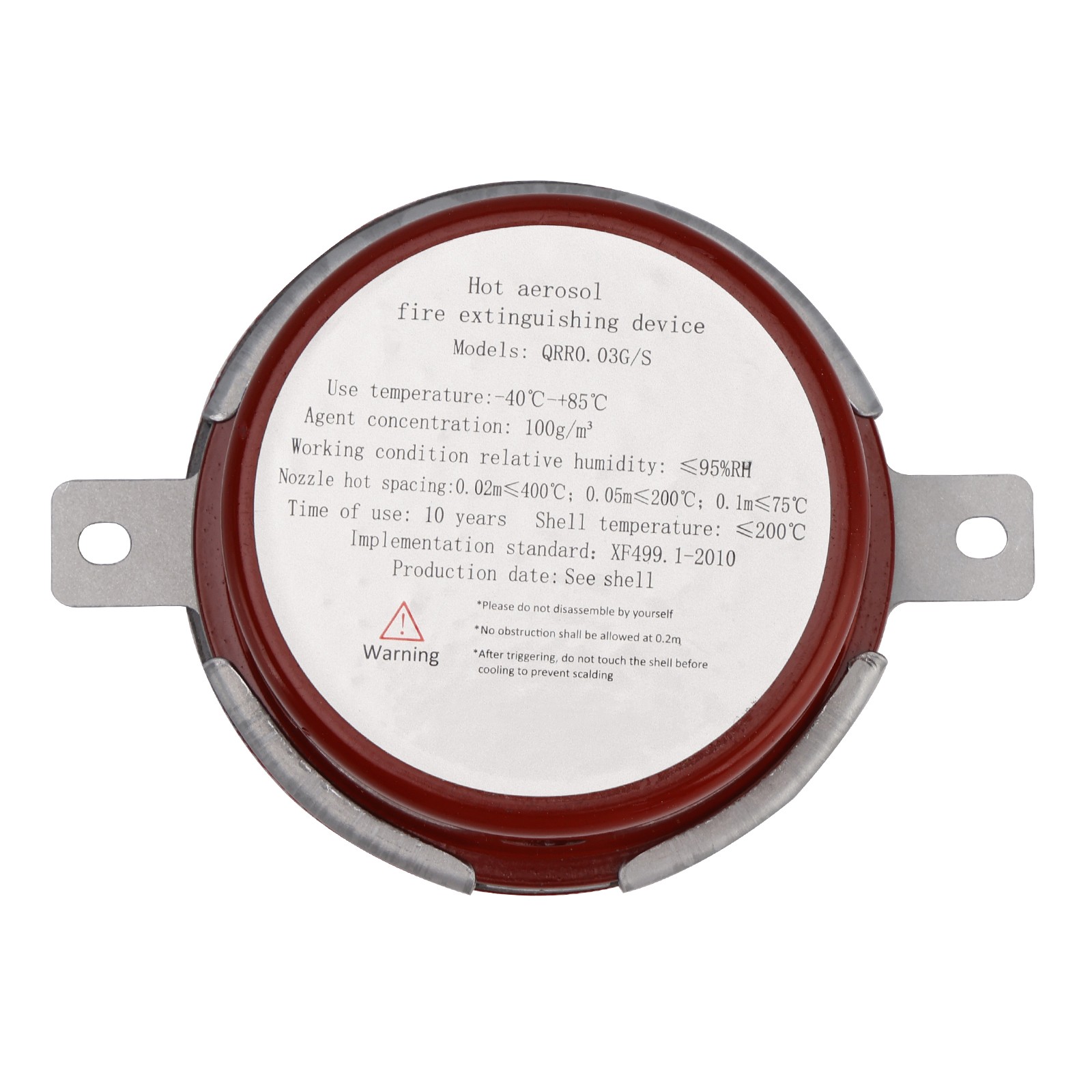 30g Hot Aerosol Fire Suppressant S-Type Non-Toxic for Battery Fire