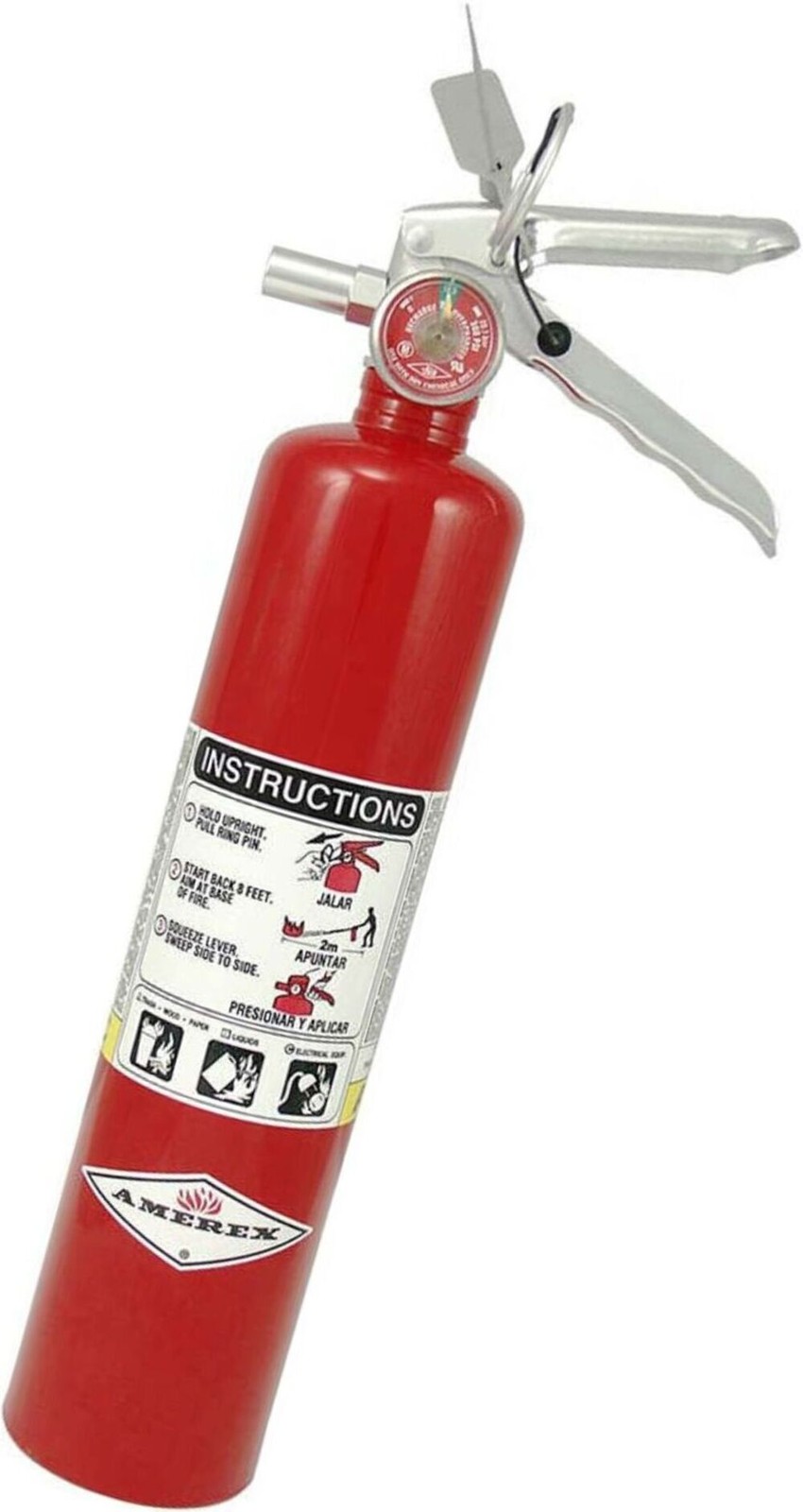 Amerex B417T ABC Dry Class A B C Fire Extinguisher 2.5 Lb 2-Pack