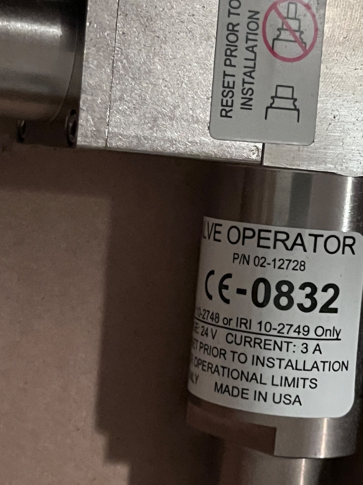 New FIKE 02-12728 Fike Impulse Valve Operator FM 200 FIKE 02-12728