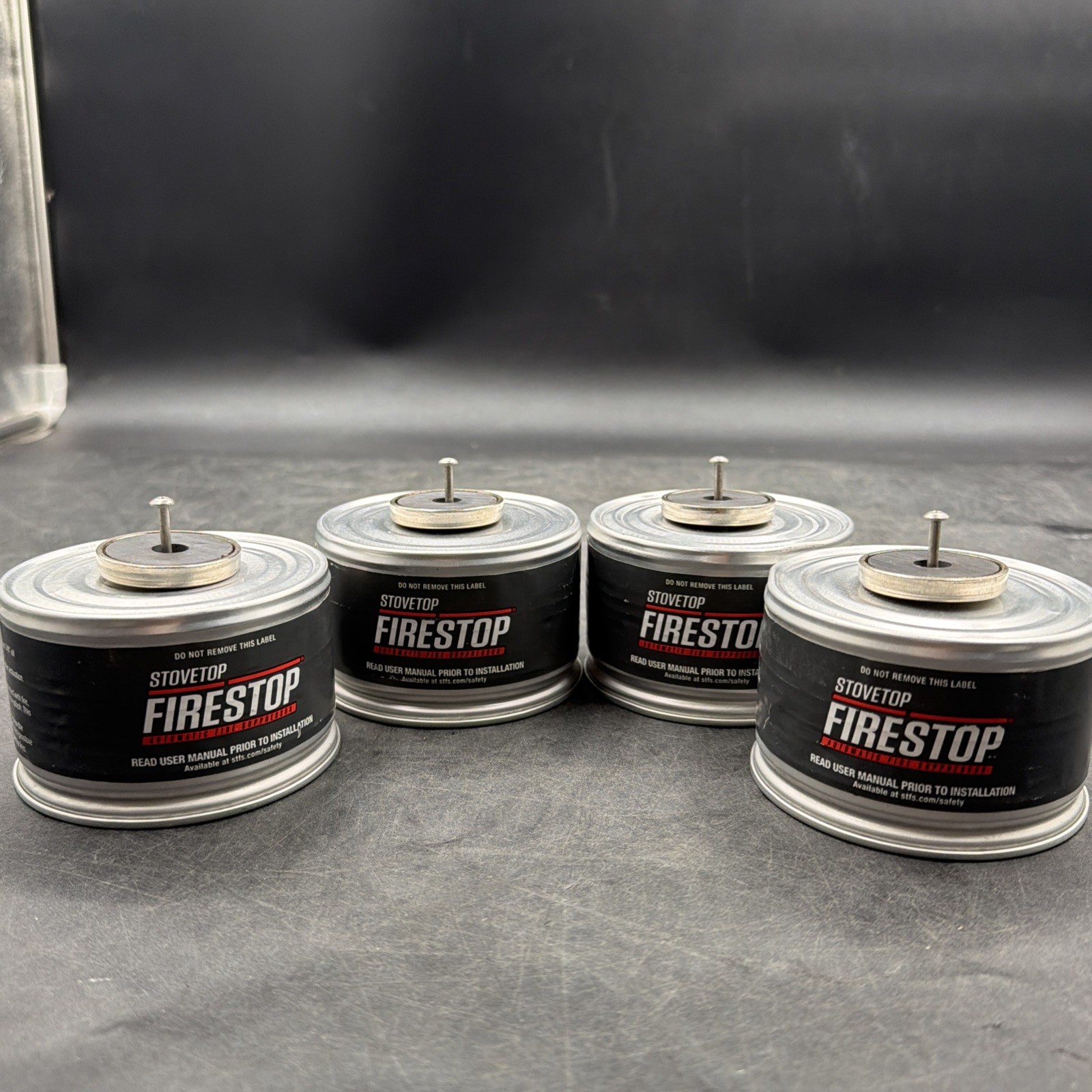 Stovetop Firestop Vent Hood Rangehood Fire Suppressors, 675-3- SET OF 4