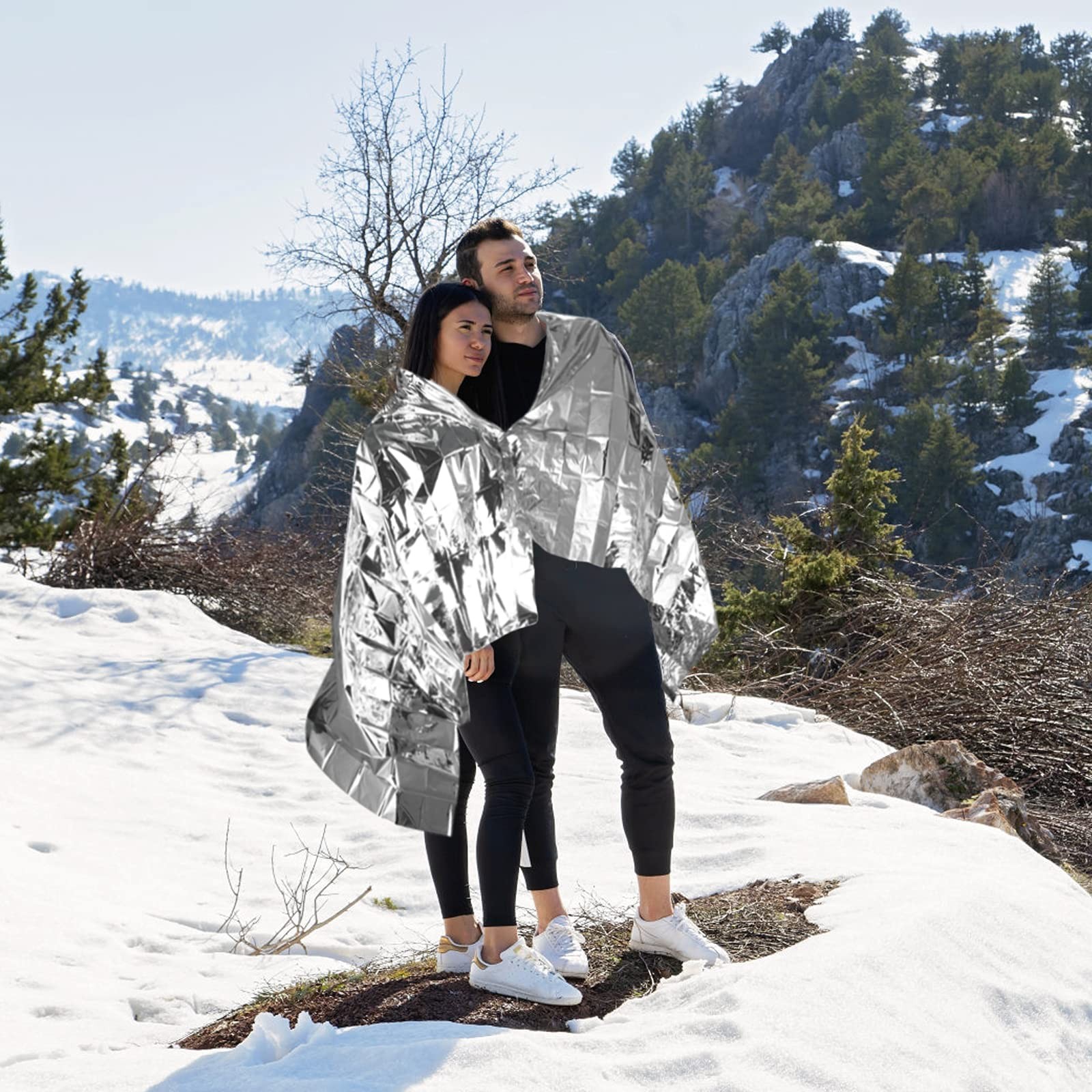 Emergency Mylar Thermal Blankets -Space Blanket Survival kit Camping Blanket …
