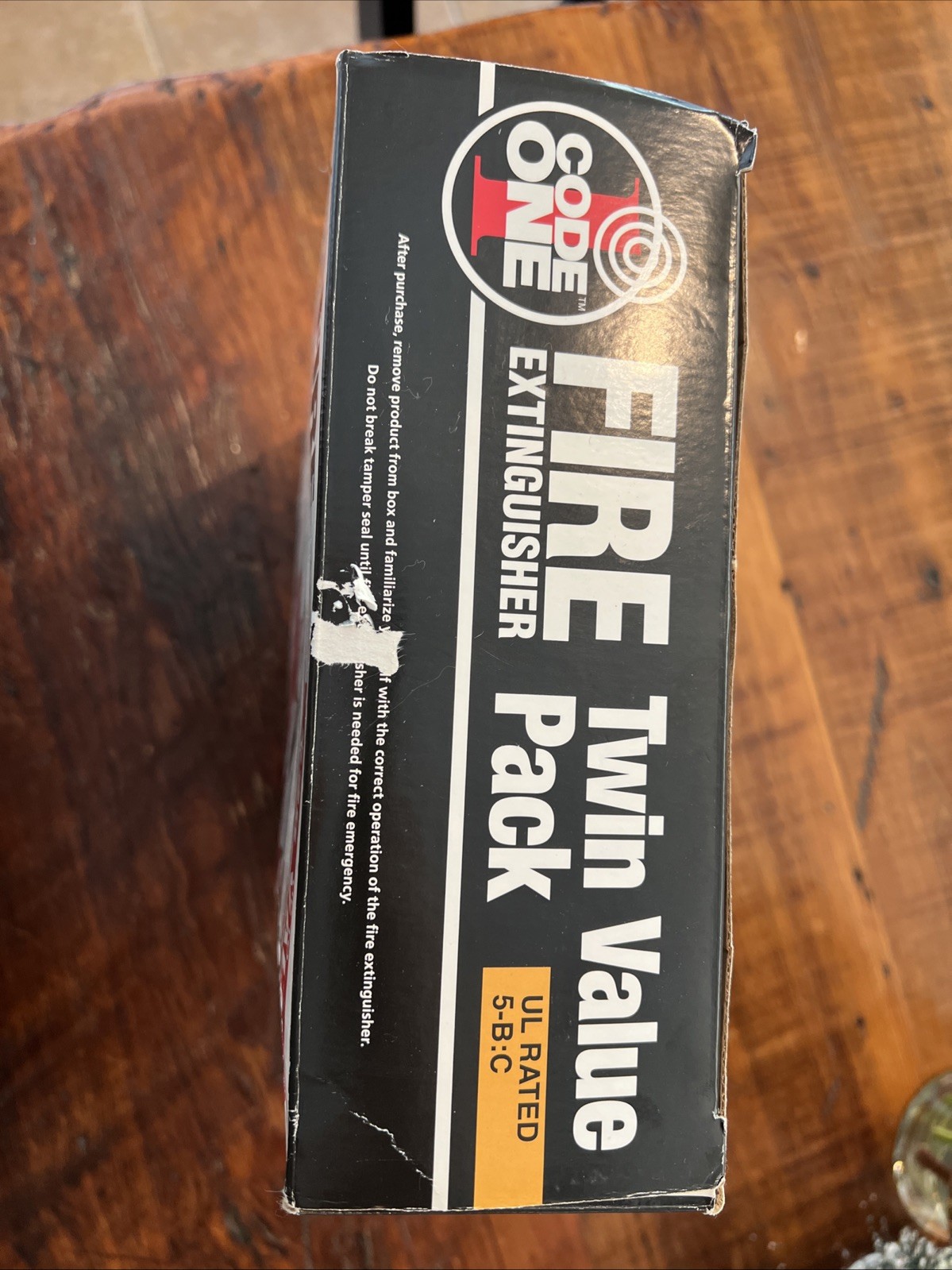 Fire Extinguisher Kidde Code One 5-B:C Disposable Chemical Home Shop Auto 2 Pack