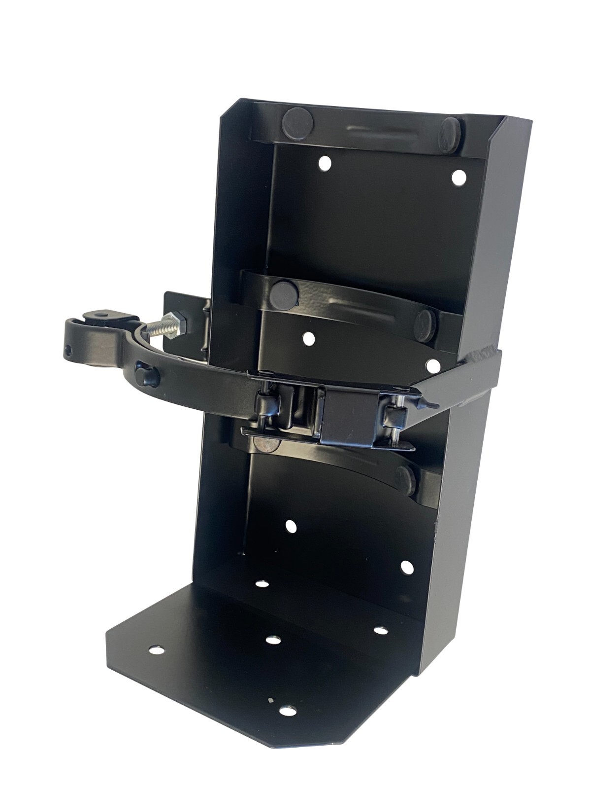 10lb Co2 Carbon Dioxide Cylinder Vehicle and Wall Mount Bracket 7″ diameter