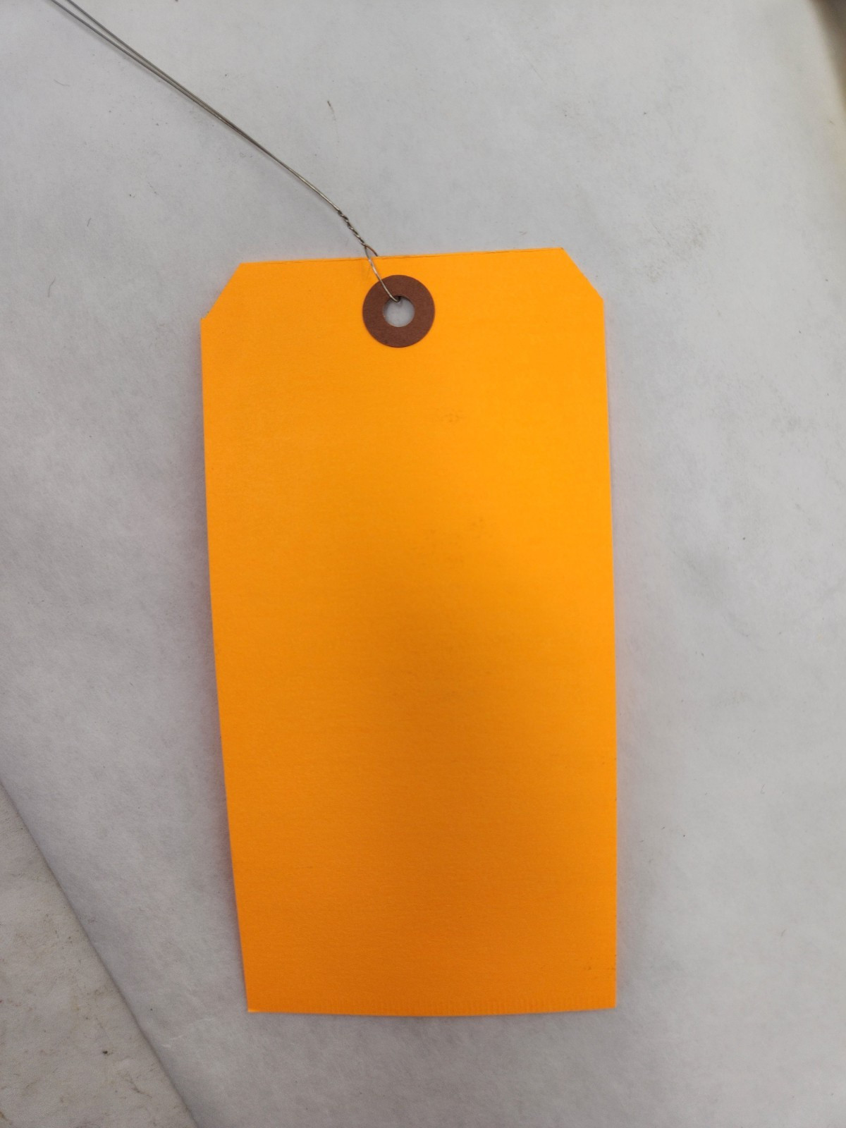 50 pcs – “Damaged Do No Re-Use” Shipping Safety Tag Warning Sign Orange