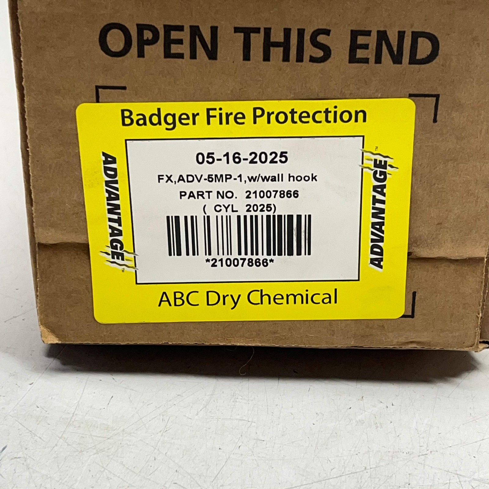 BADGER FIRE PROTECTION Dry Chemical Portable Advance Fire Extinguisher 21007866