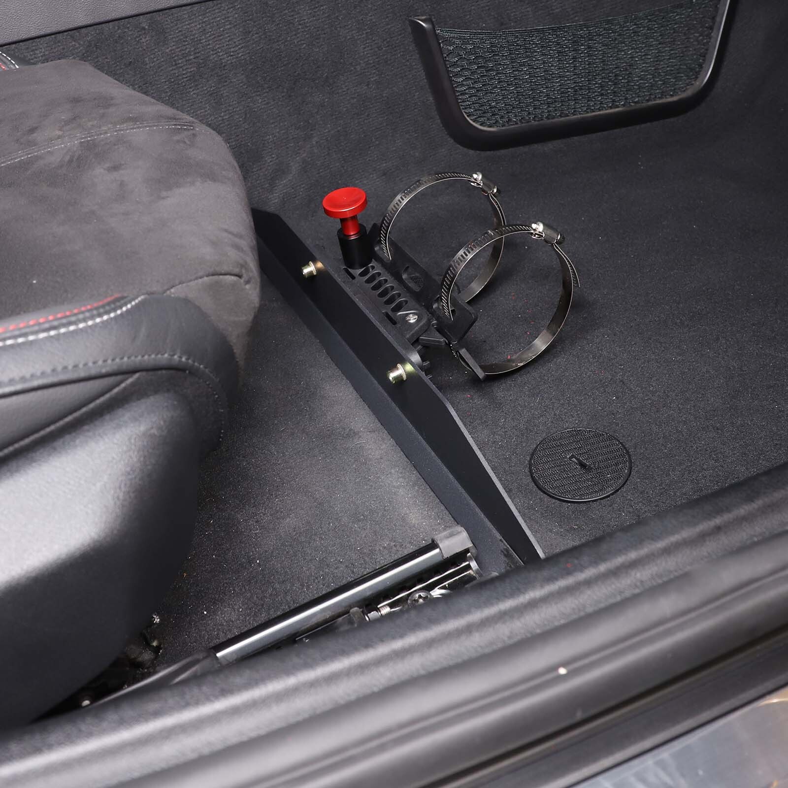 Aluminum Passenger Seat Bottom Fire Extinguisher Bracket For Toyota Supra 19-22