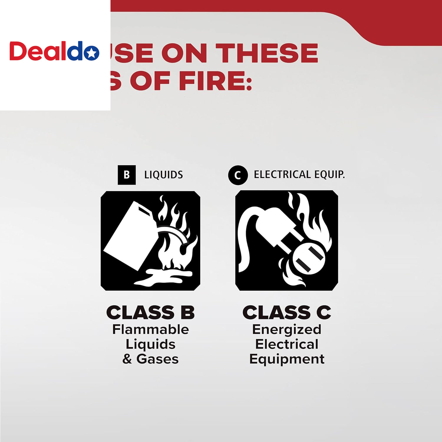 Basic Fire Extinguisher for Home, Office, Residential, Single-Use, 5BC