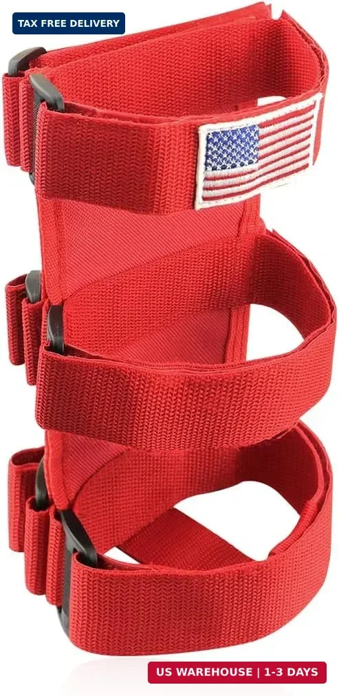Fire Extinguisher Holder, Adjustable Roll Bar Extinguisher Fixed Belt with USA F