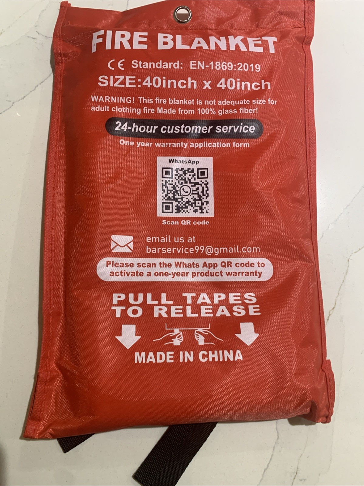 40×40 Fire Blanket – Five Man Brand
