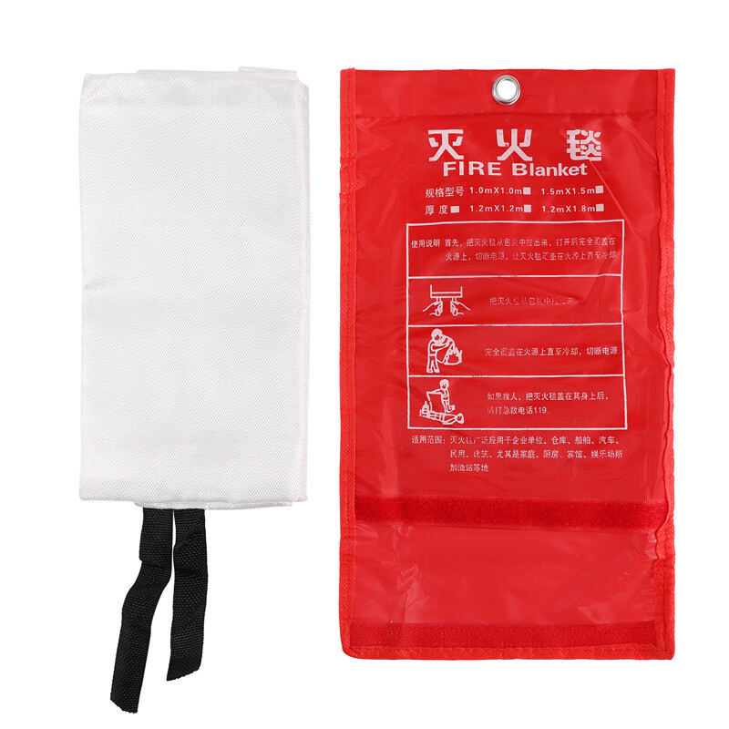 FIRE BLANKET Fiberglass Emergency Home Office Retardant Prepared 59”x59”,LARGE