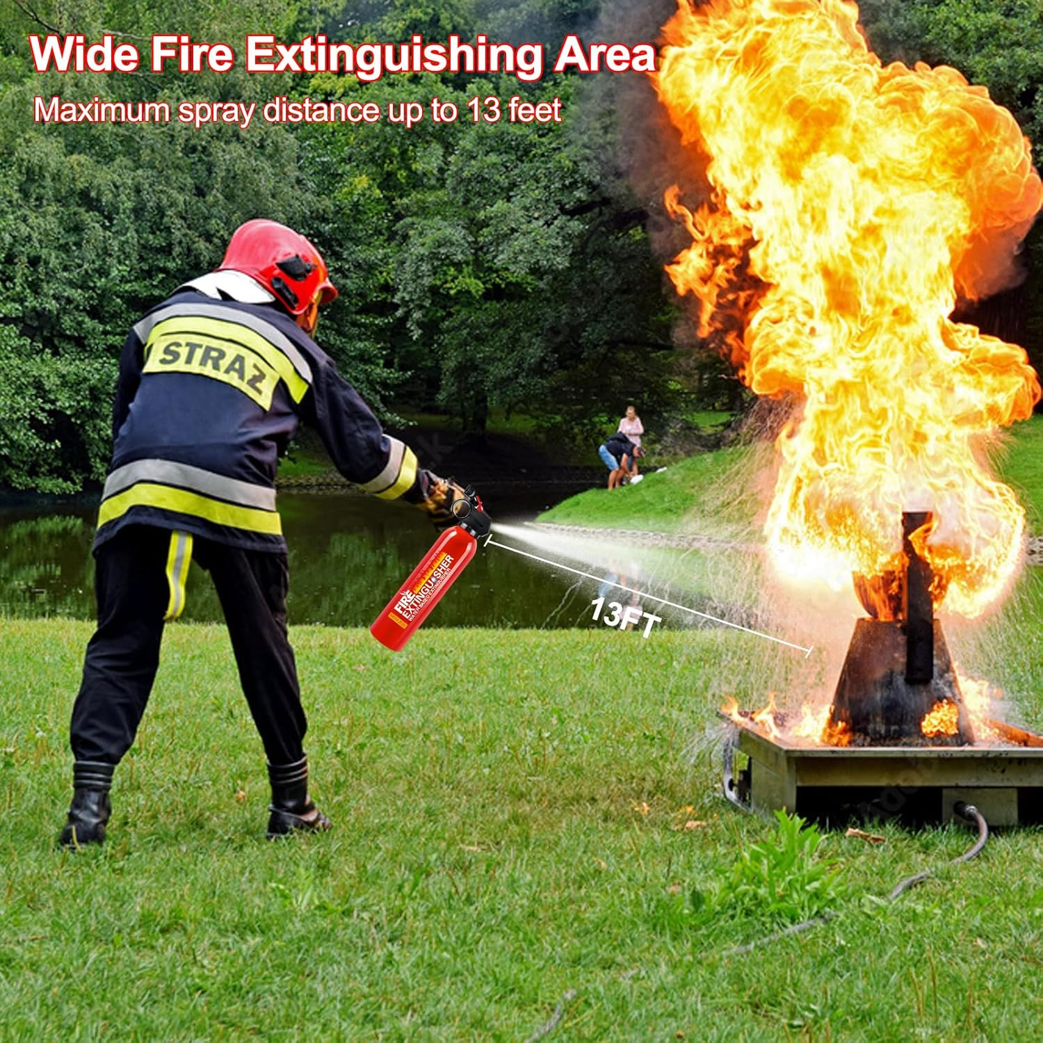 Fire Extinguisher for Boat – 3 Packs Fire Extinguisher for Home with Mount, 620M