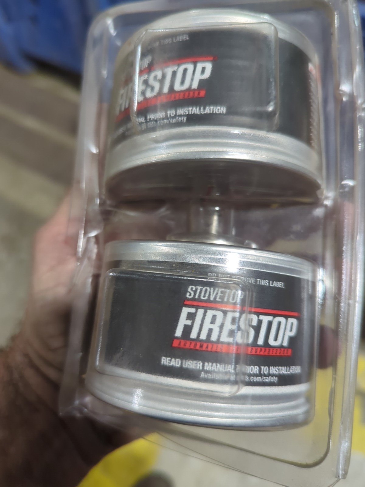 NEW – StoveTop FireStop 675-3D RangeHood Fire Suppressor 2 Pack – June 2028