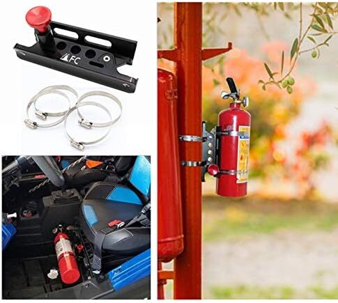 Jeep Fire Extinguisher Mount Bracket With Adjustable Clamps For Off-road Vehi…